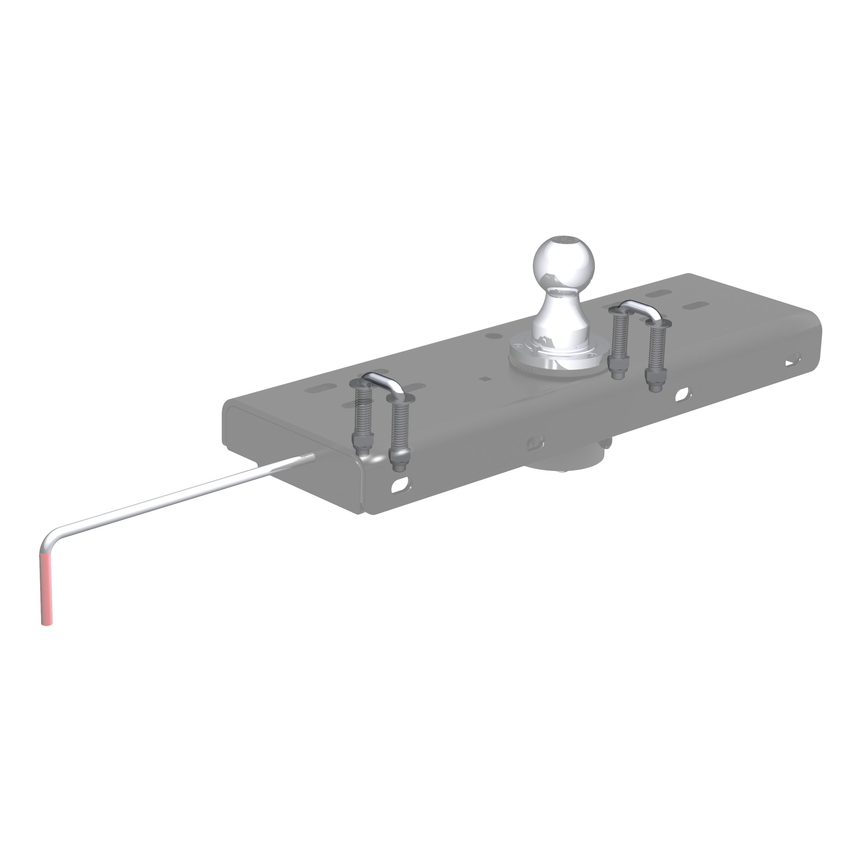 CURT 66113 Gooseneck Safety Chain Anchor U-Bolt Kit thumbnail 1
