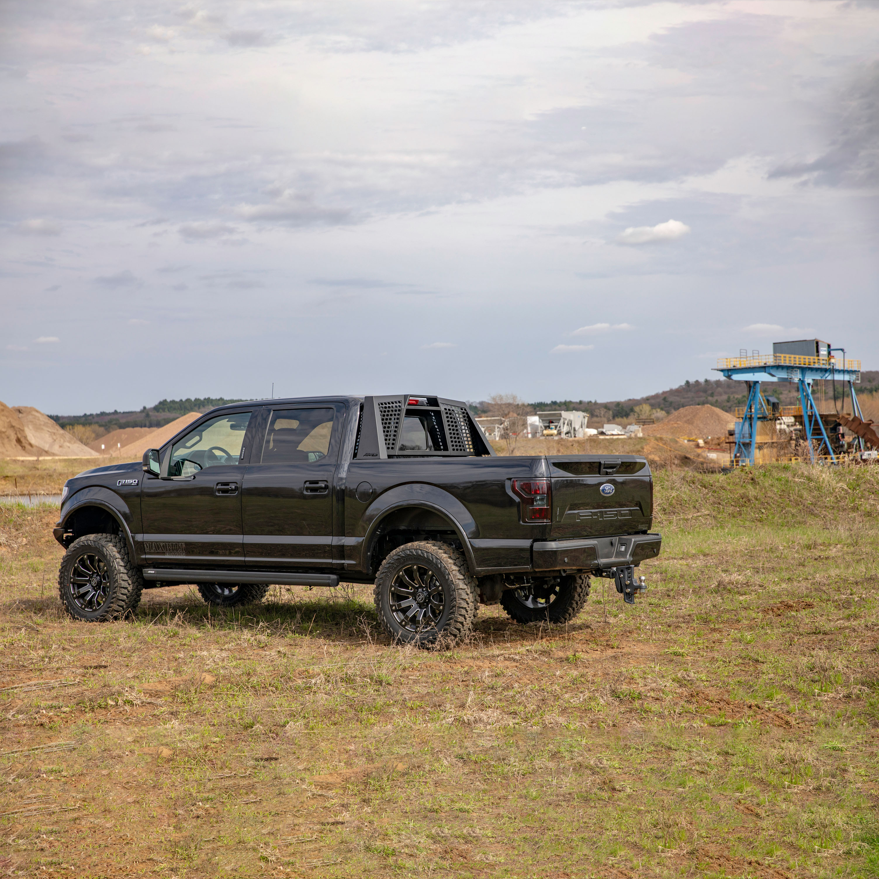 ARIES 1110112 Switchback Black Aluminum Truck Headache Rack Cab Protector, Select Ford F-150, Lightning thumbnail 13