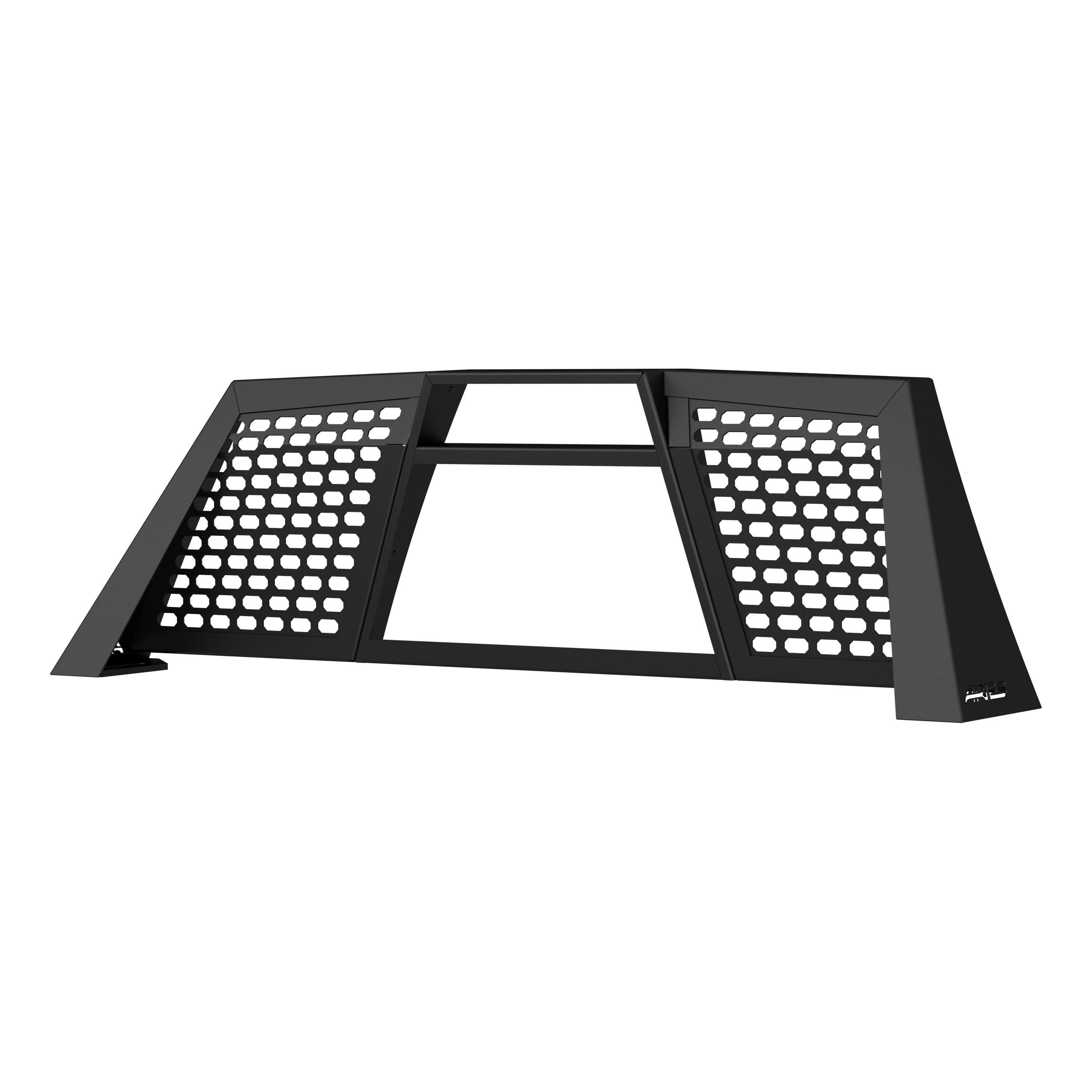 ARIES 1110114 Switchback Black Aluminum Truck Headache Rack Cab Protector, Select Toyota Tacoma thumbnail 4