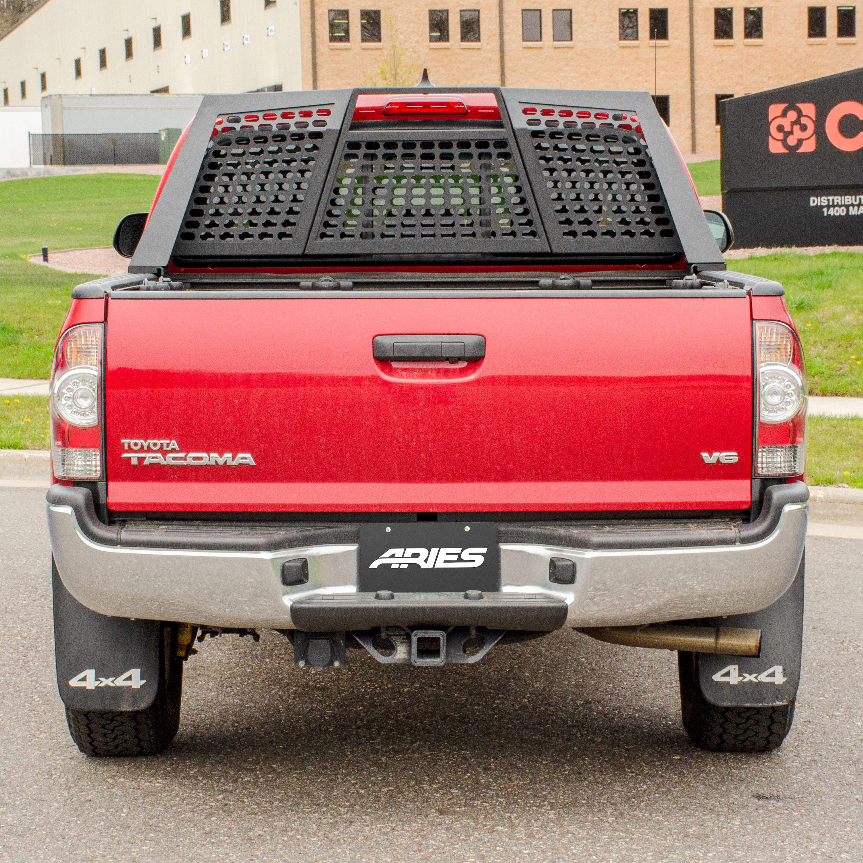 ARIES 1110114 Switchback Black Aluminum Truck Headache Rack Cab Protector, Select Toyota Tacoma thumbnail 12