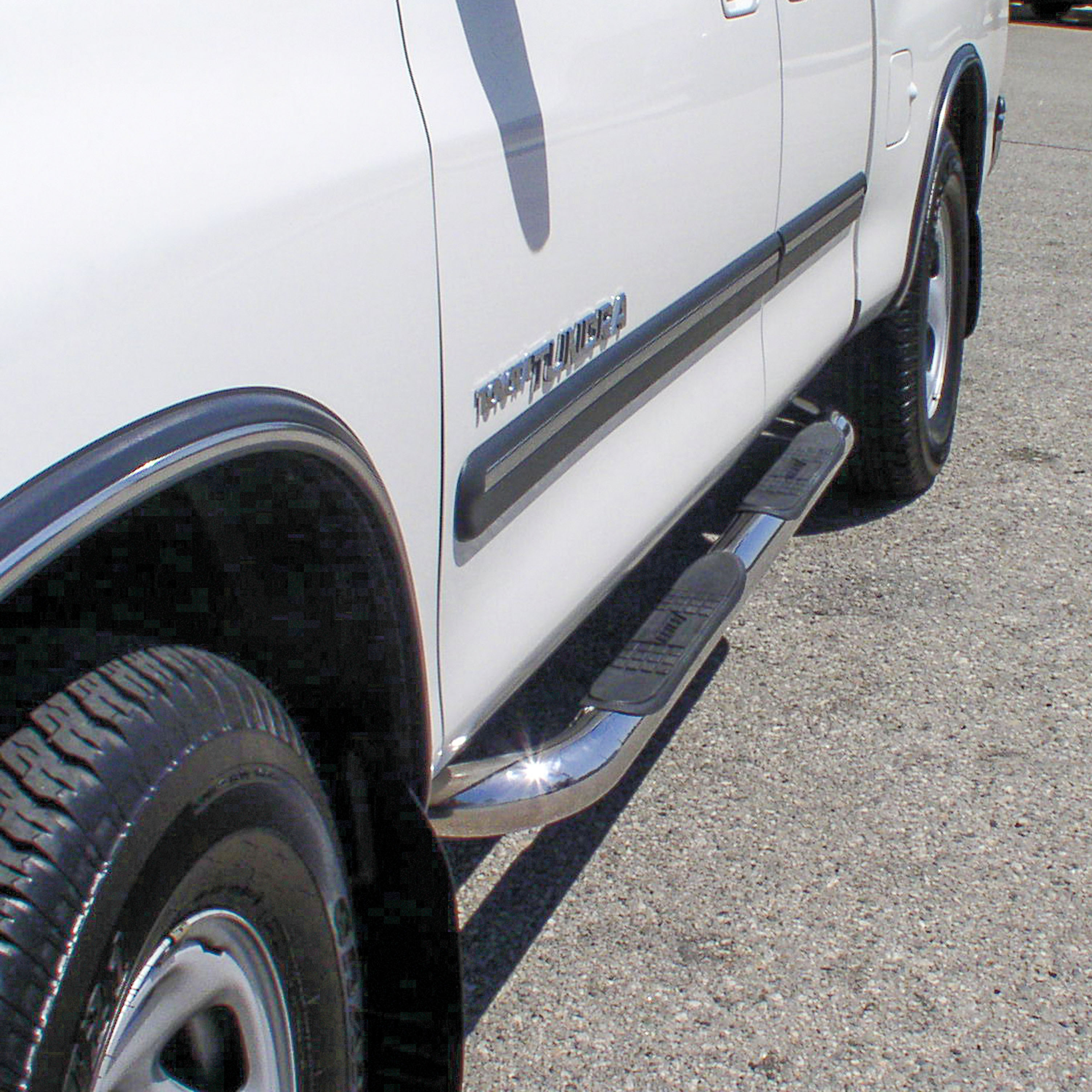 ARIES 202003-2 3-Inch Round Polished Stainless Steel Nerf Bars, No-Drill, Fits Select Toyota Tundra thumbnail 6
