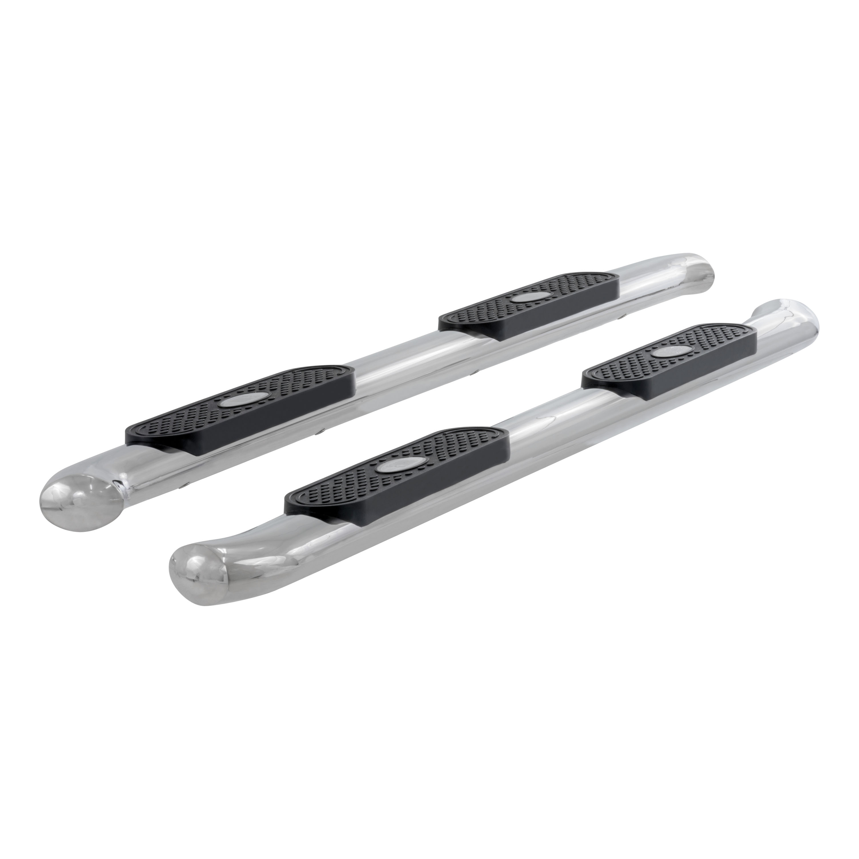 ARIES S224045-2 4-Inch Oval Polished Stainless Steel Nerf Bars, Select Chevrolet Silverado, GMC Sierra 1500, 2500, 3500 HD thumbnail 0