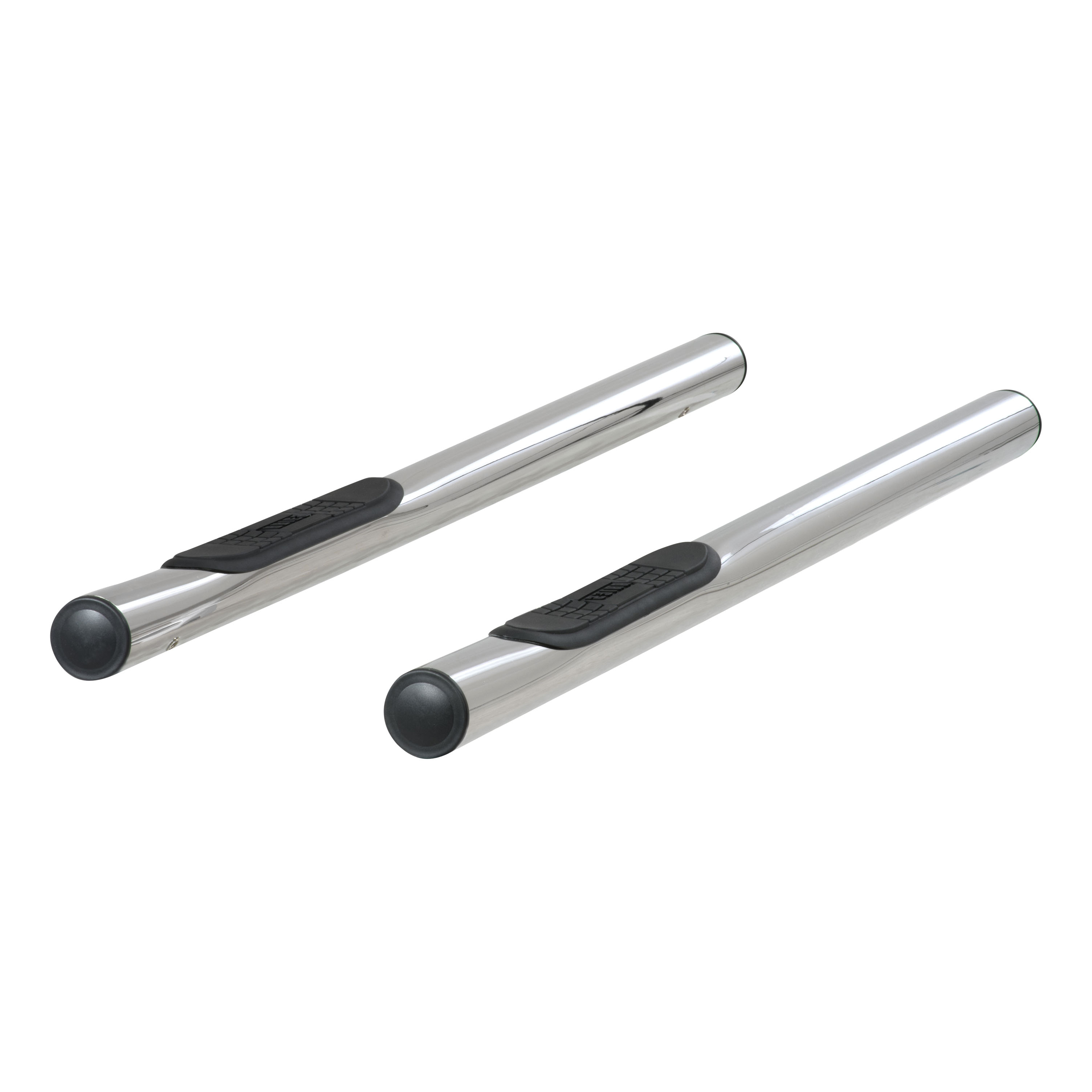 ARIES 202001-2 3-Inch Round Polished Stainless Steel Nerf Bars, No-Drill, Fits Select Toyota Tacoma thumbnail 0