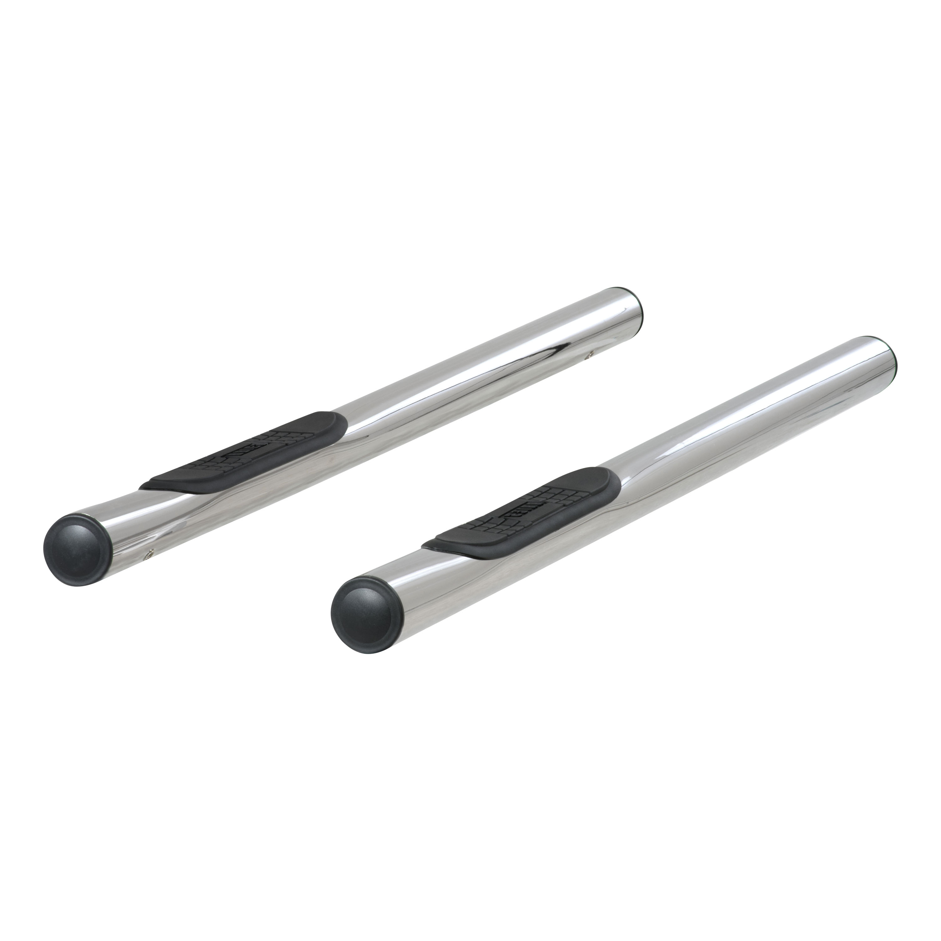 ARIES 202001-2 3-Inch Round Polished Stainless Steel Nerf Bars, No-Drill, Fits Select Toyota Tacoma thumbnail 1