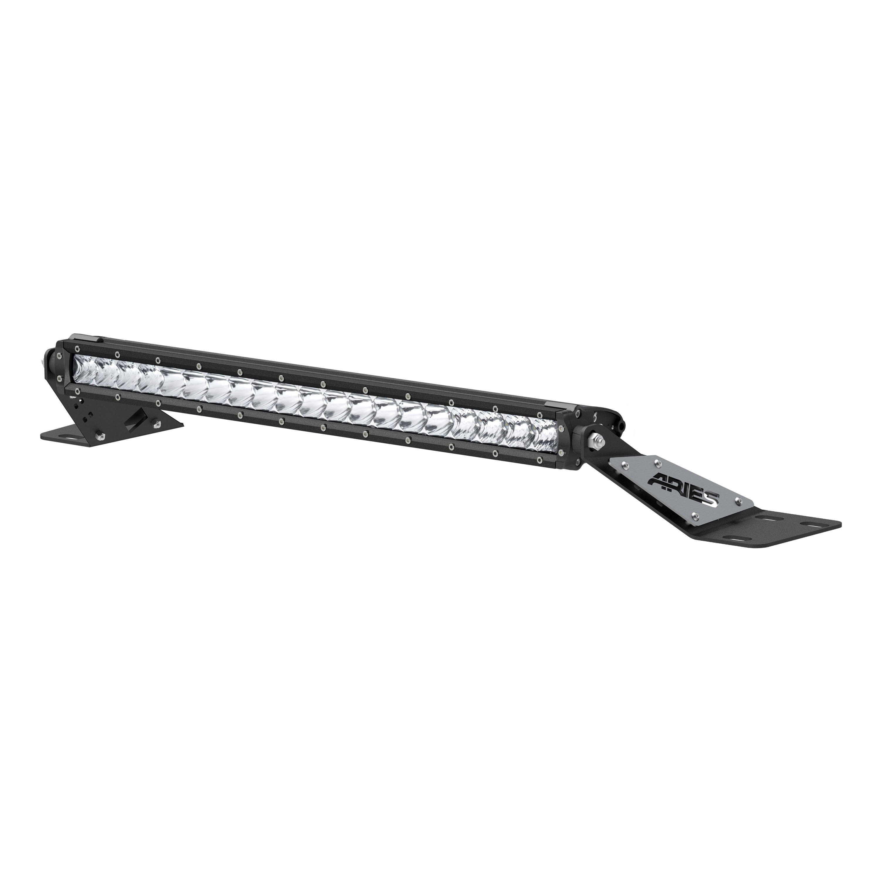 ARIES 1501302 20-Inch LED Light Bar for Jeep Wrangler TJ, Hood Mount Brackets, 9,800-Lumen Combo Beam thumbnail 2