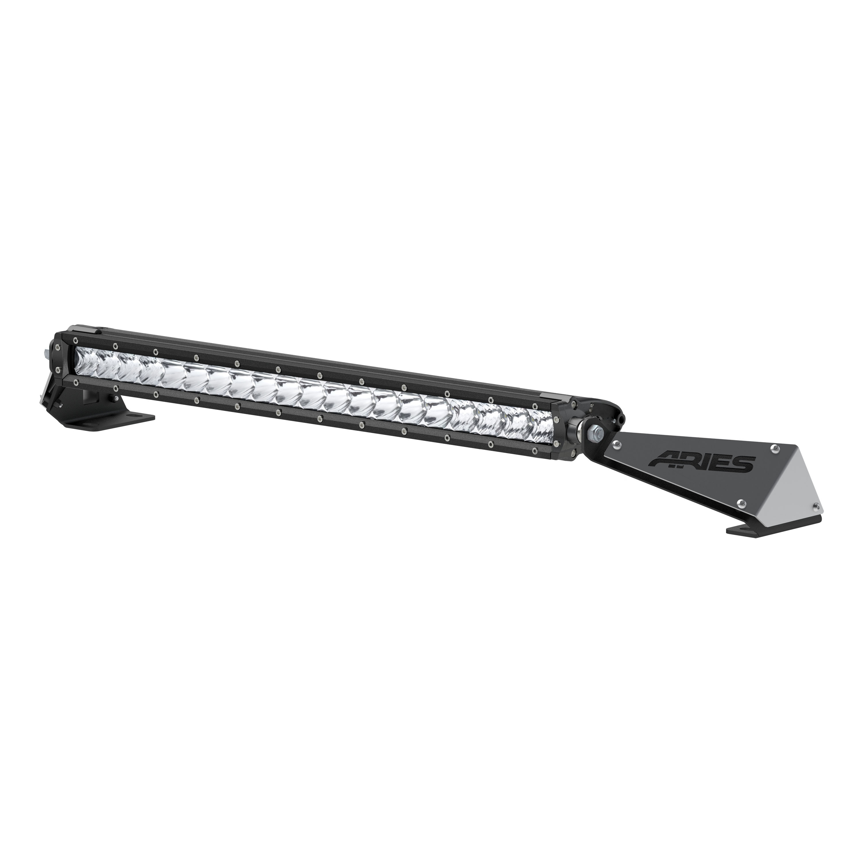 ARIES 1501300 20-Inch LED Light Bar for Jeep Wrangler JK, Hood Mount Brackets, 9,800-Lumen Combo Beam thumbnail 2