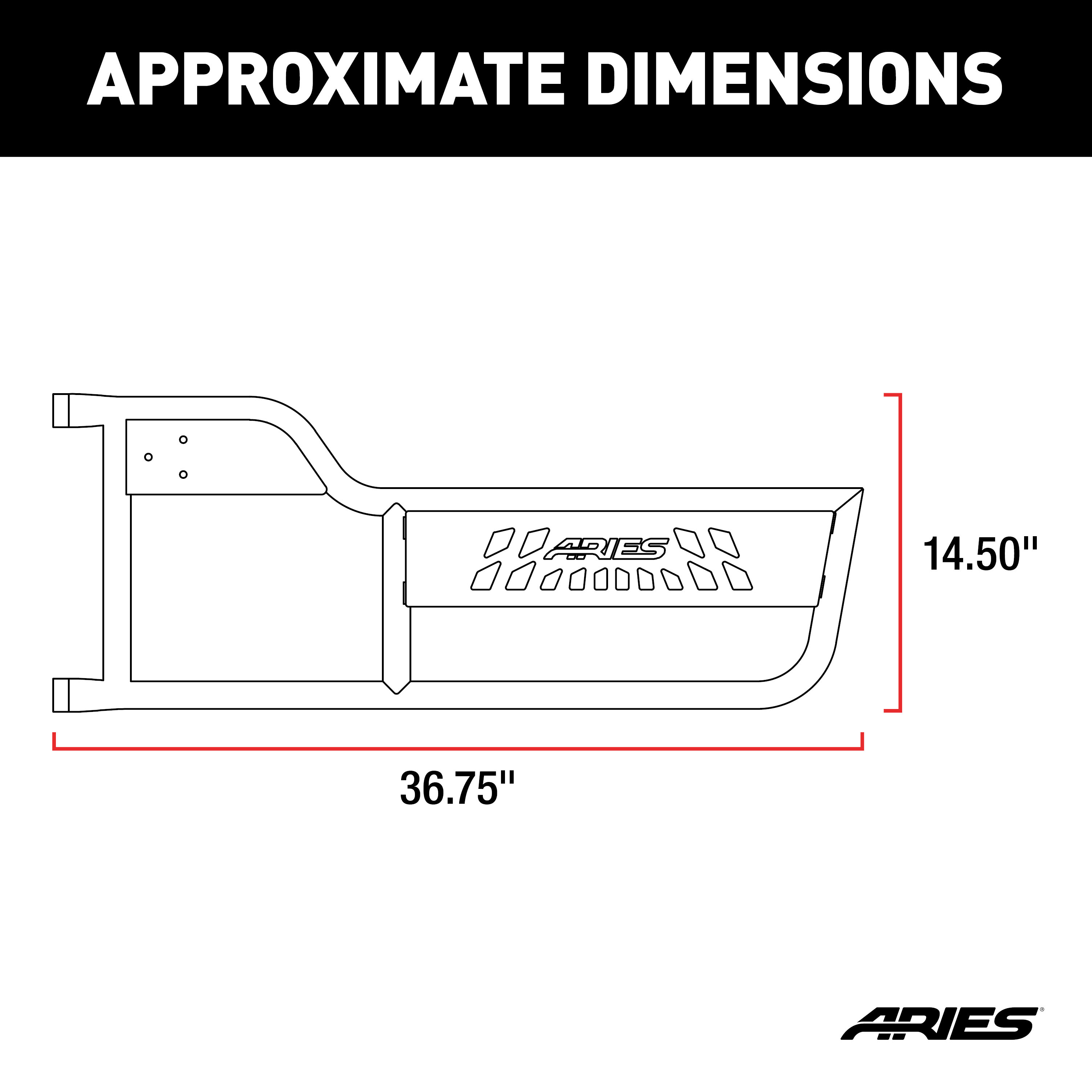ARIES 1500100 Black Aluminum Jeep Wrangler TJ Tube Half Doors thumbnail 2