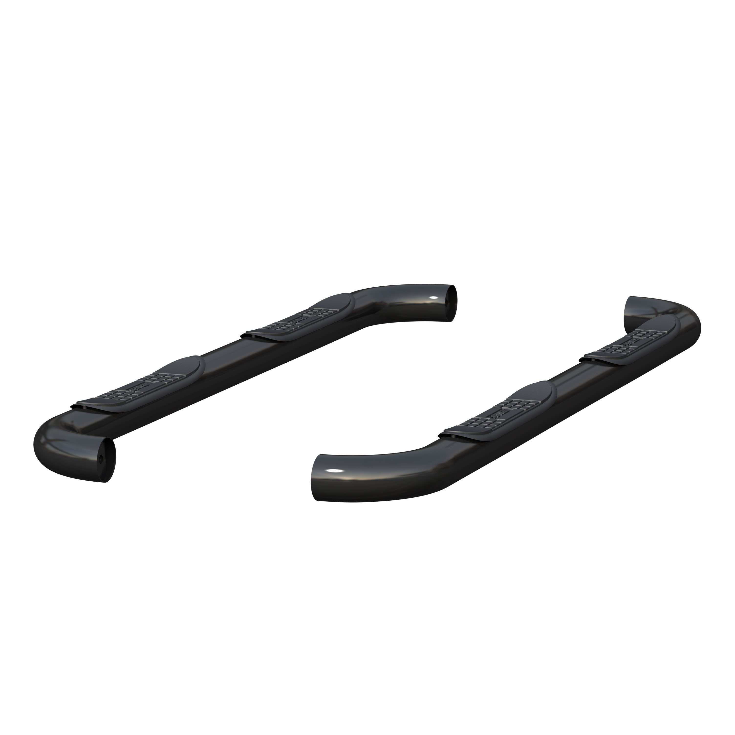 ARIES 203025 3-Inch Round Black Steel Nerf Bars, No-Drill, Fits Select Ford F-150, F-250, F-350 Super Duty thumbnail 1