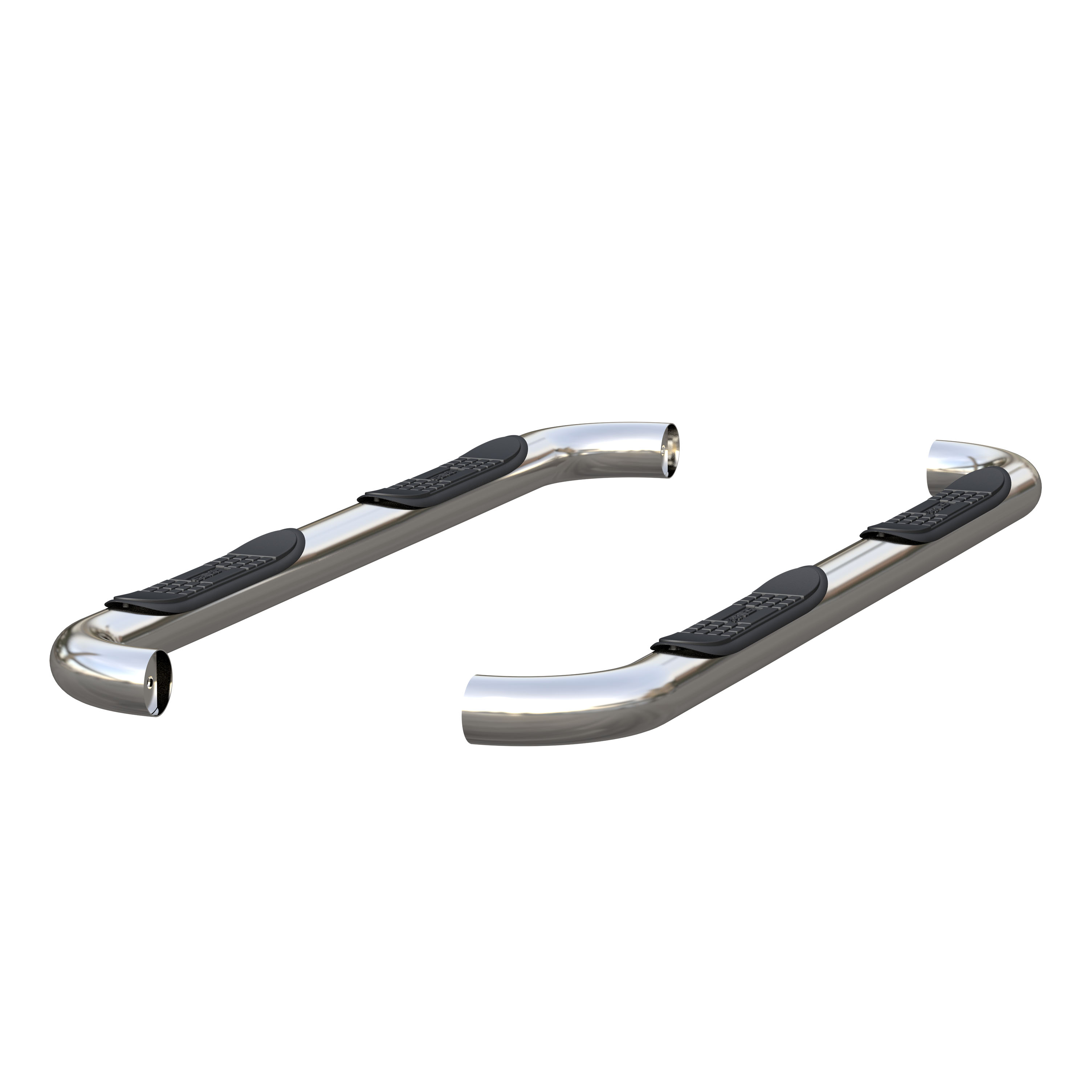 ARIES 203025-2 3-Inch Round Polished Stainless Steel Nerf Bars, No-Drill, Fits Select Ford F-250, F-350 Super Duty thumbnail 2