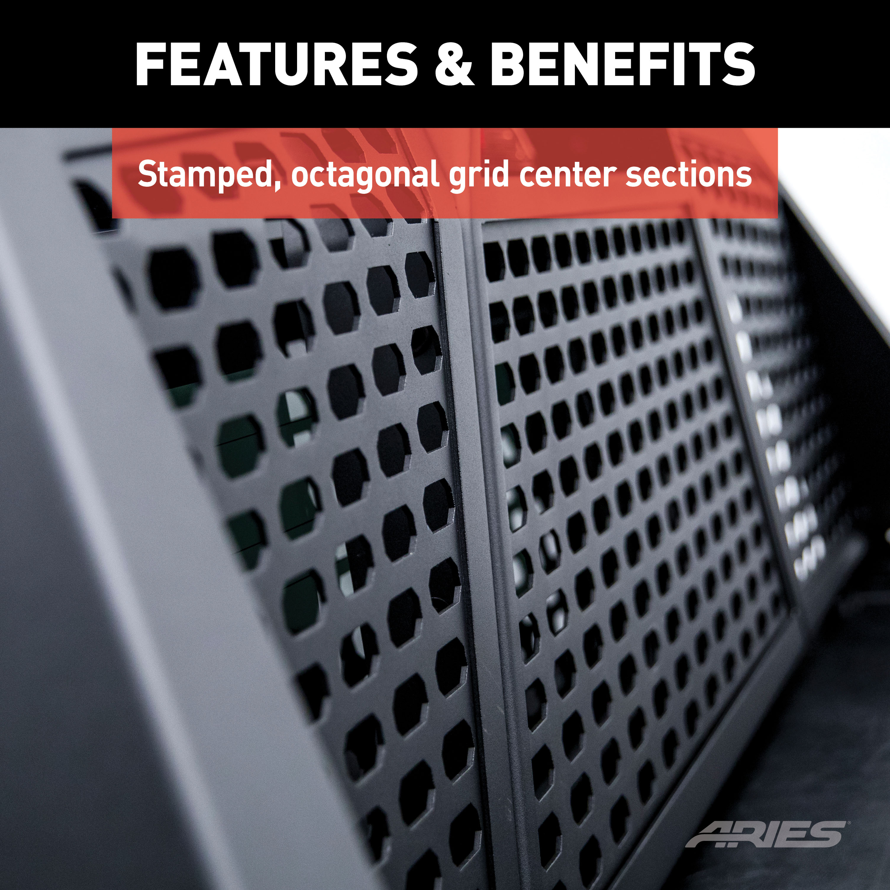 ARIES 1110115 Switchback Black Aluminum Truck Headache Rack Cab Protector, Select Toyota Tundra thumbnail 7