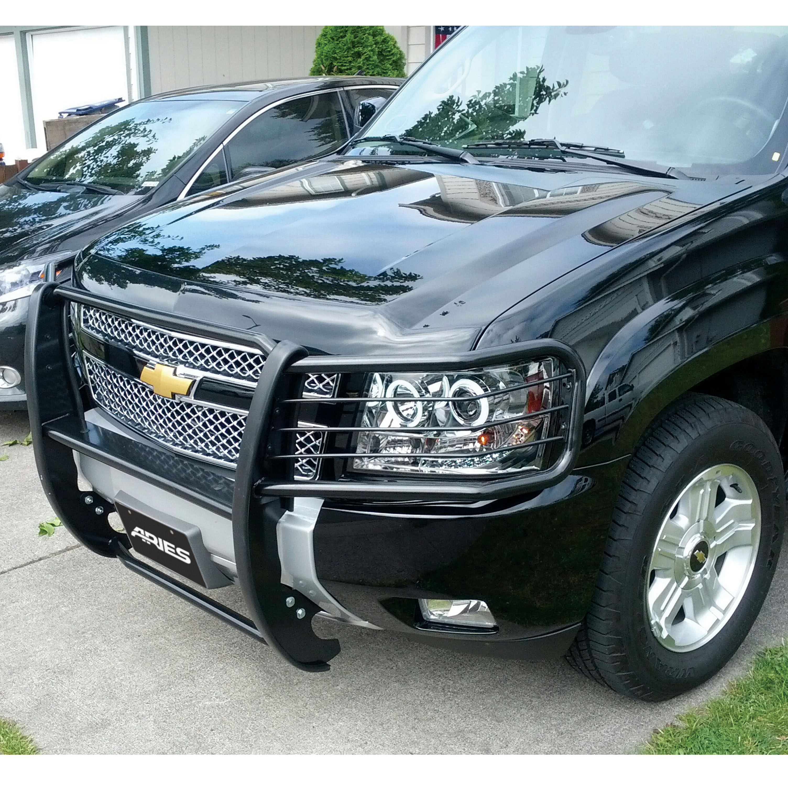 ARIES 4065 1-1/2-Inch Black Steel Grille Guard, No-Drill, Select Chevrolet Avalanche, Suburban 1500, Tahoe thumbnail 8