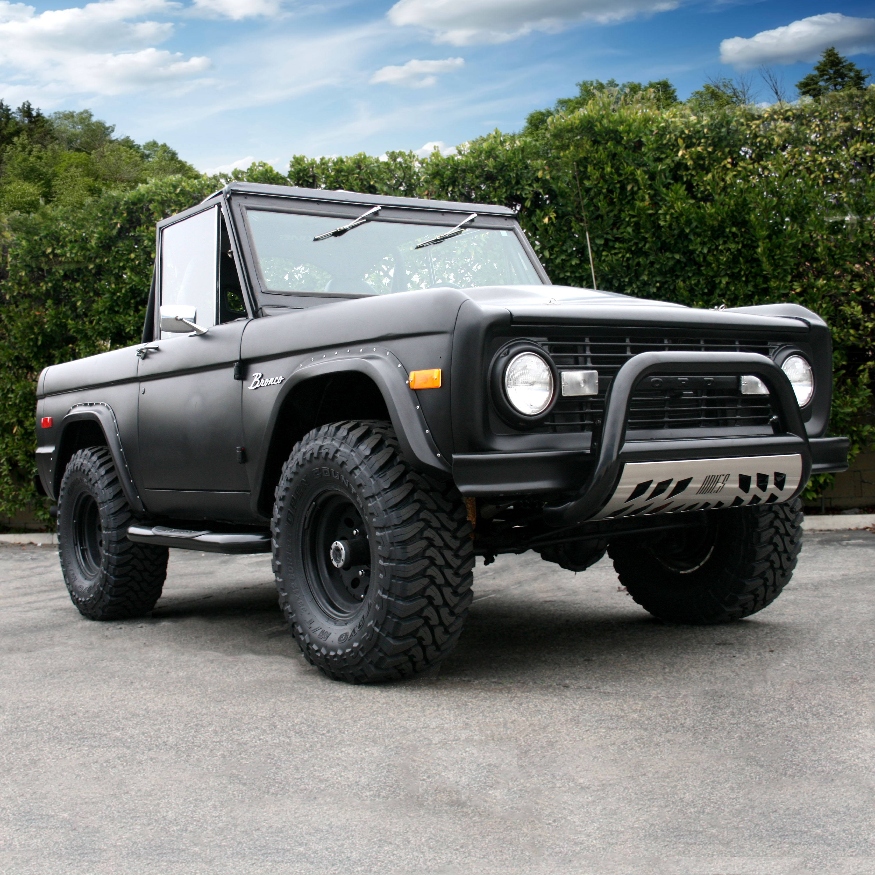 ARIES 203038 3-Inch Round Black Steel Nerf Bars, No-Drill, Fits Select Ford Bronco thumbnail 5
