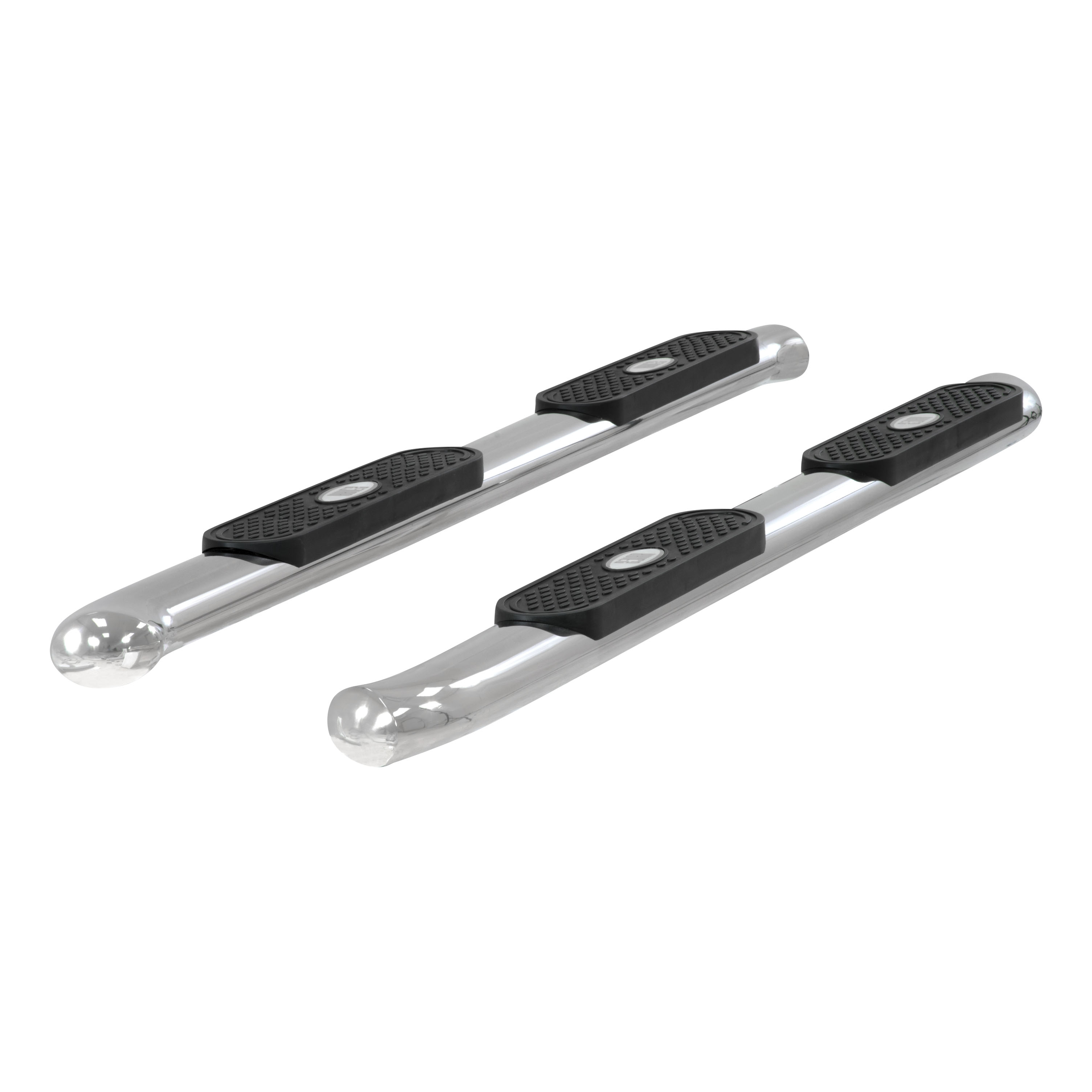 ARIES S224046-2 4-Inch Oval Polished Stainless Steel Nerf Bars, Select Chevrolet Silverado, GMC Sierra 1500, 2500, 3500 HD thumbnail 2
