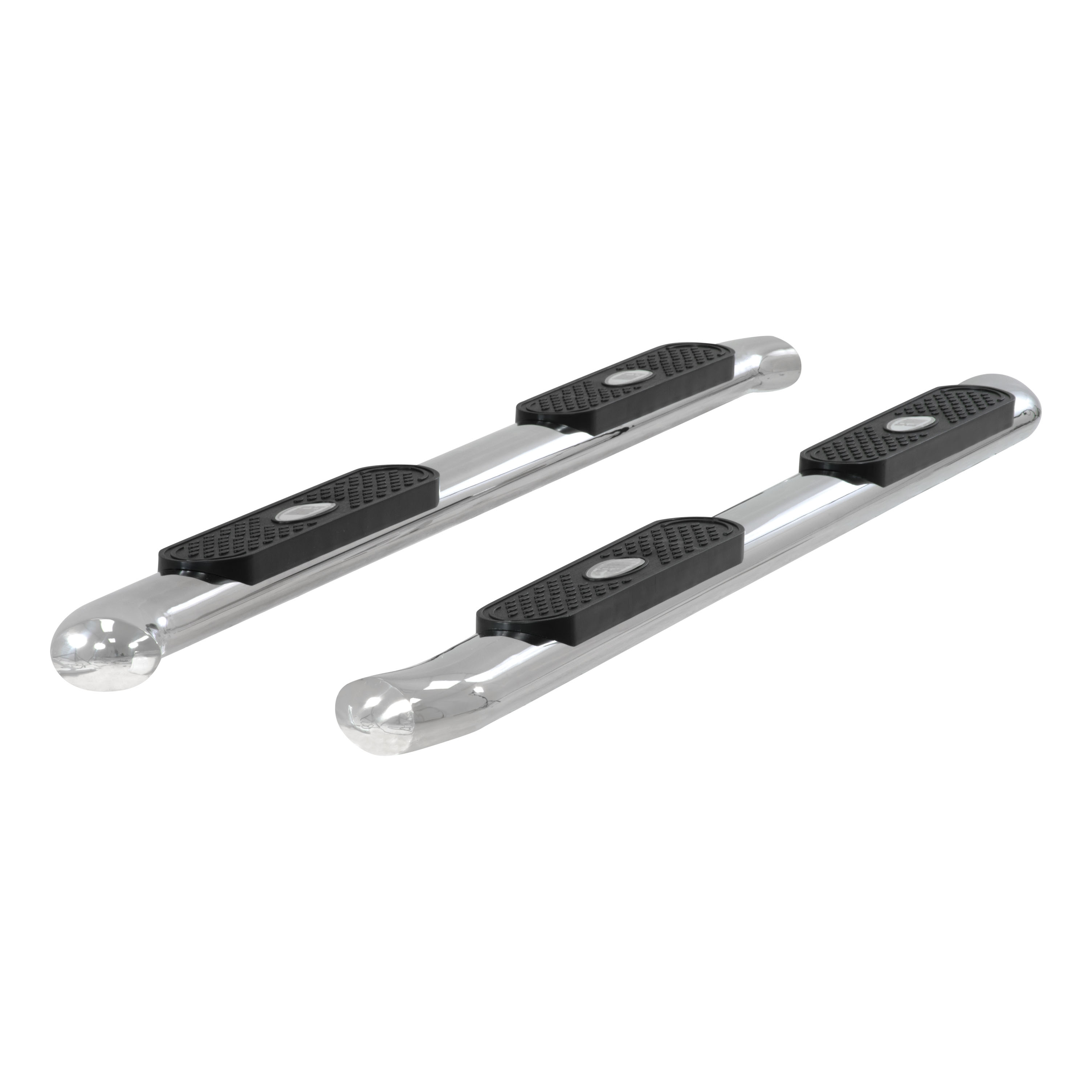 ARIES S222009-2 4-Inch Oval Polished Stainless Steel Nerf Bars, Select Toyota Tacoma thumbnail 1