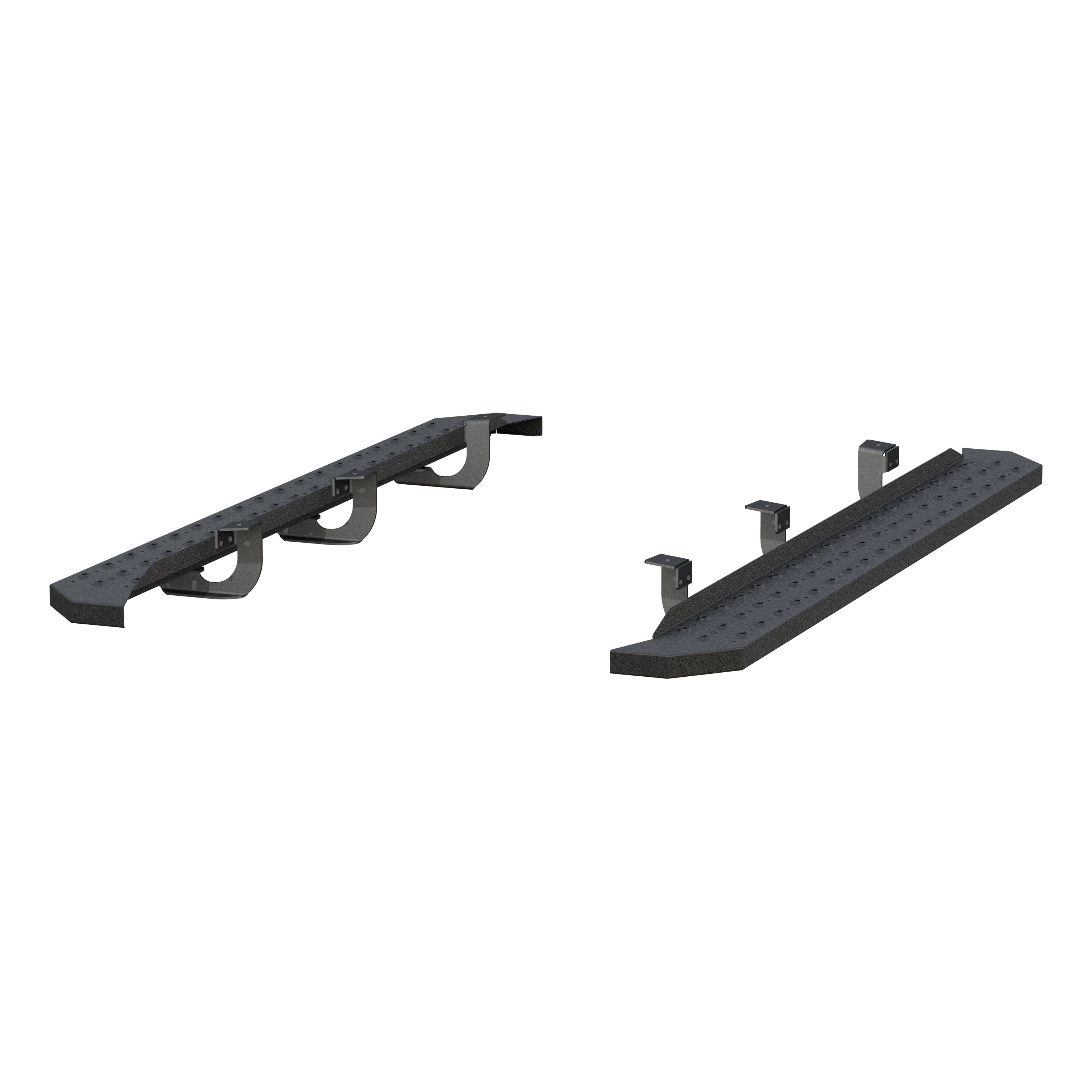 ARIES 2055554 RidgeStep Black Steel 6-1/2 x 75-Inch Truck Running Boards, Select Ford Explorer thumbnail 1
