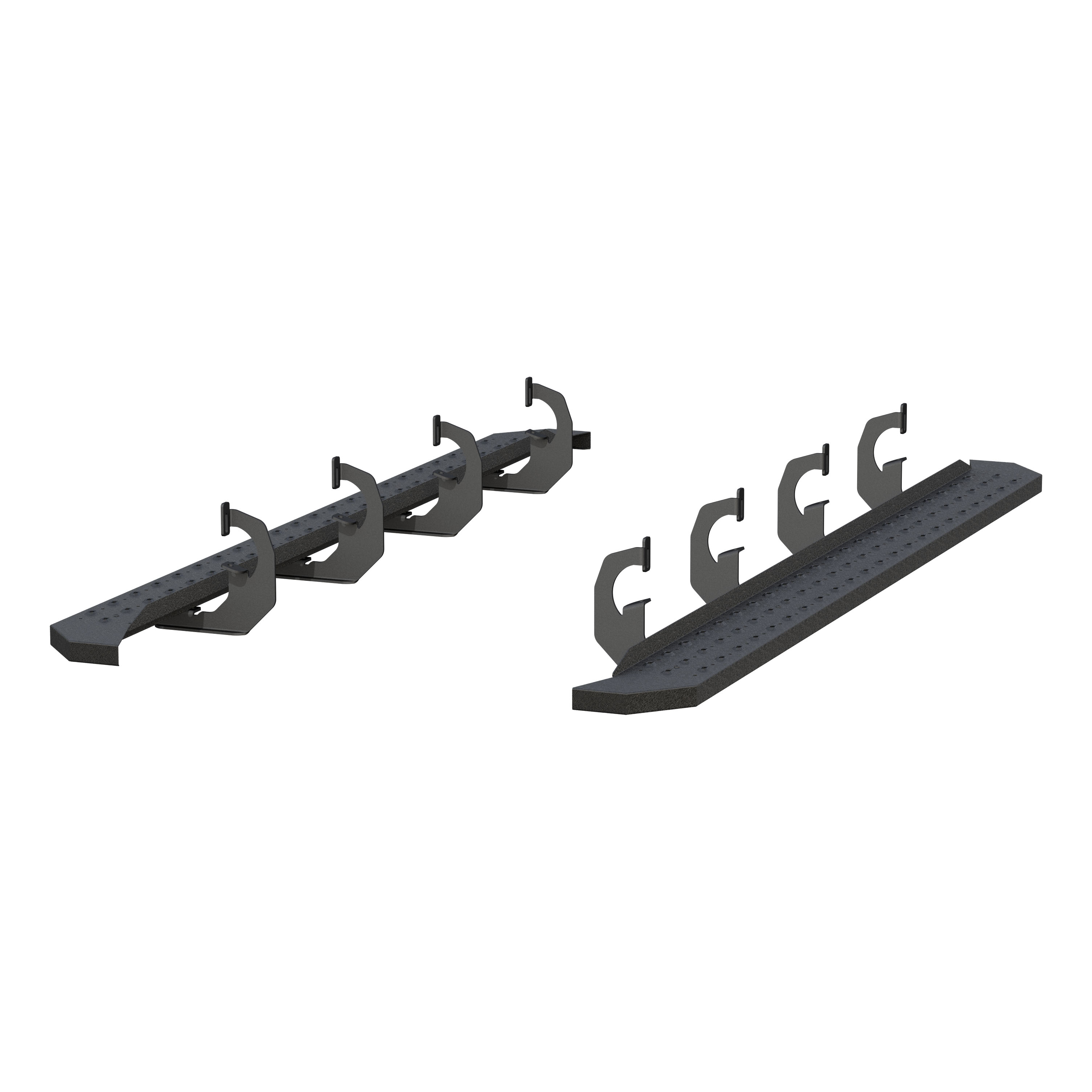 ARIES 2055512 RidgeStep Black Steel 6-1/2 x 91-Inch Truck Running Boards, Select Chevrolet Silverado, Suburban, GMC Sierra, Yukon XL thumbnail 2