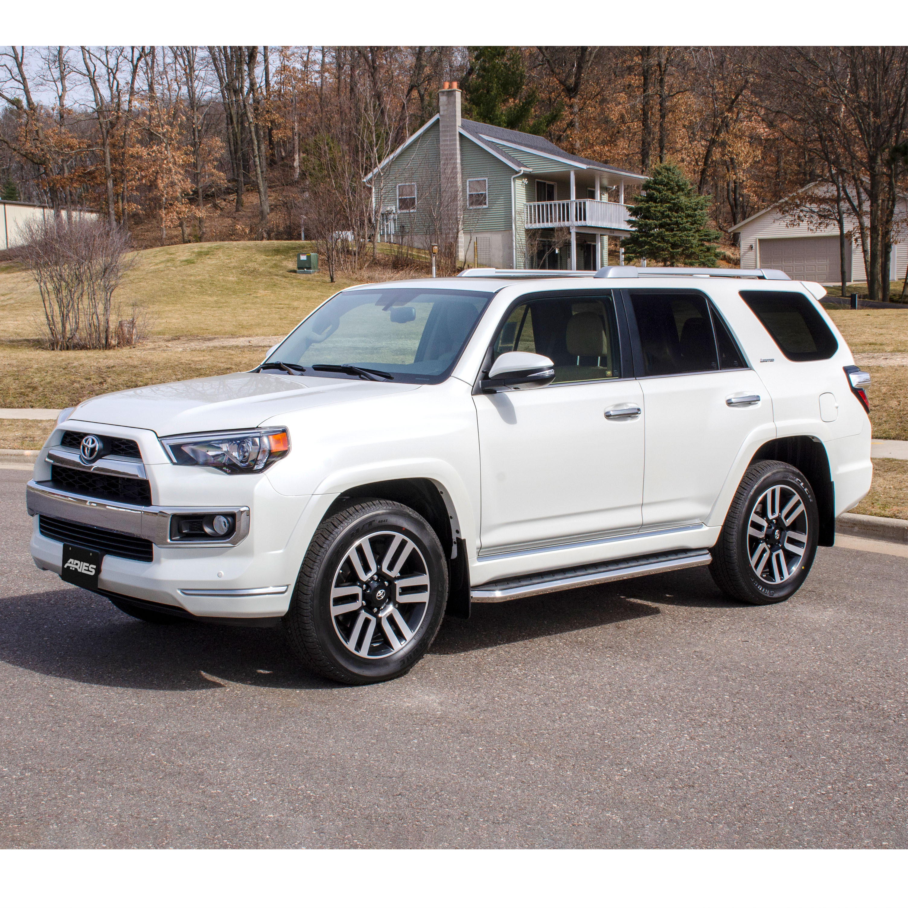 ARIES 2051027 AeroTread 5 x 67-Inch Polished Stainless SUV Running Boards, Select Toyota 4Runner thumbnail 8
