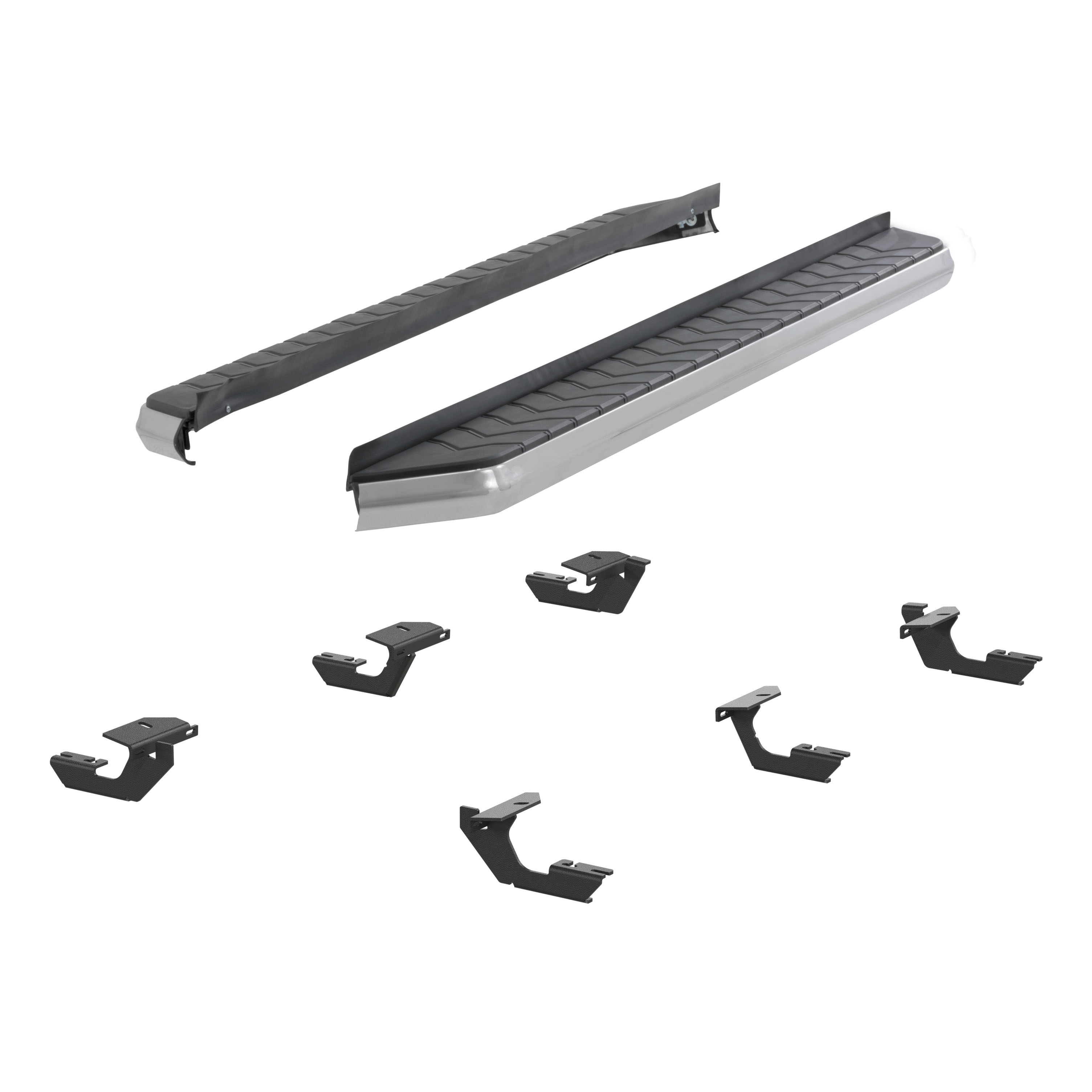 ARIES 2051031 AeroTread 5 x 73-Inch Polished Stainless SUV Running Boards, Select Dodge Durango thumbnail 2