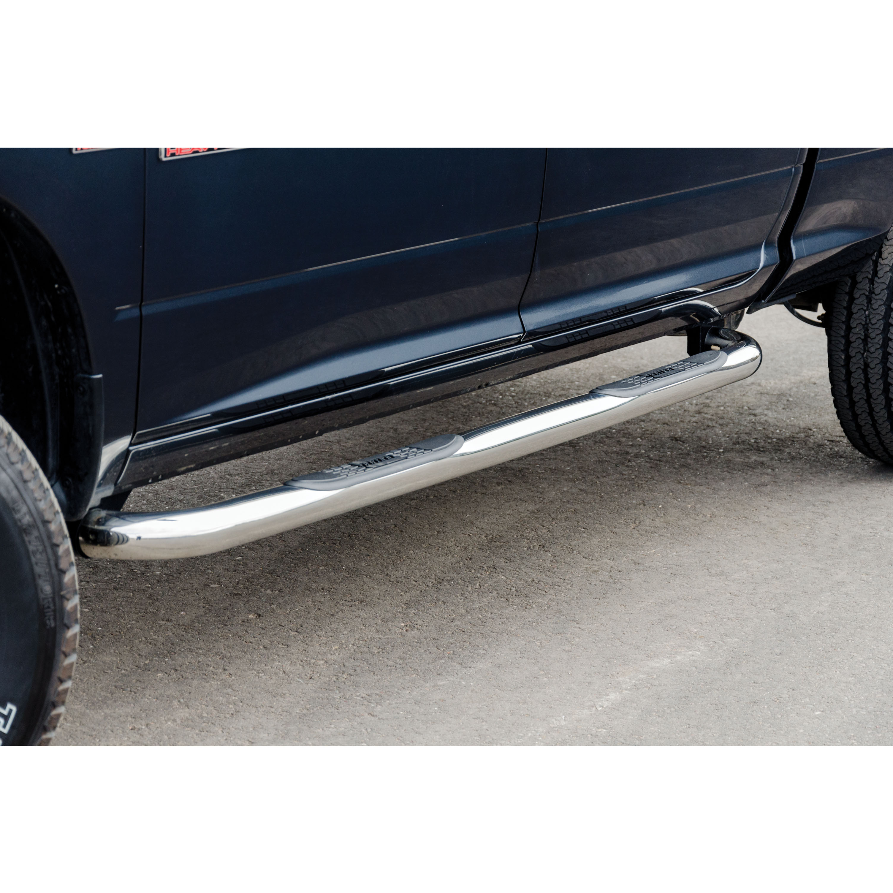 ARIES 205030-2 3-Inch Round Polished Stainless Steel Nerf Bars, No-Drill, Fits Select Dodge, Ram 2500, 3500 thumbnail 8