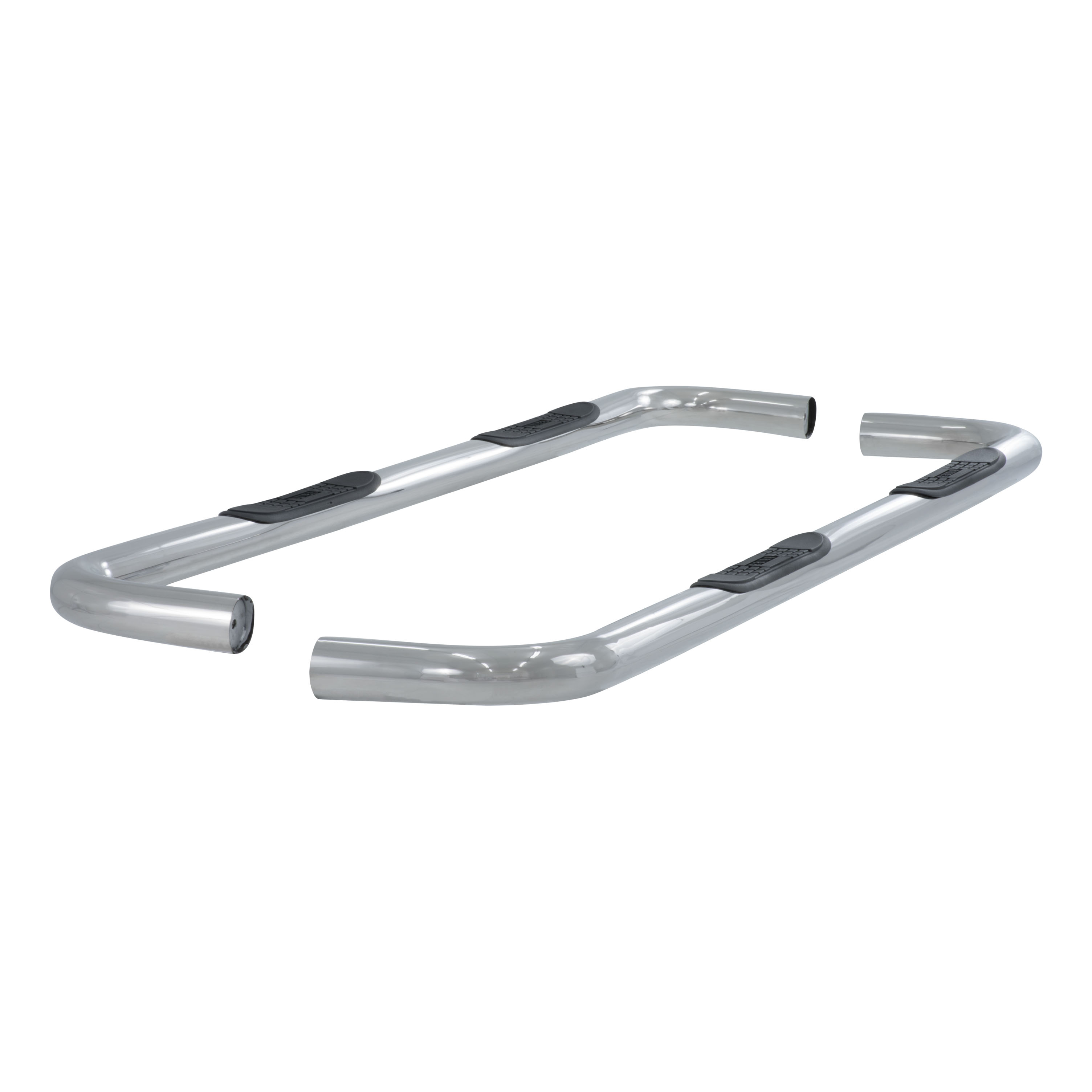 ARIES 205030-2 3-Inch Round Polished Stainless Steel Nerf Bars, No-Drill, Fits Select Dodge, Ram 2500, 3500 thumbnail 2