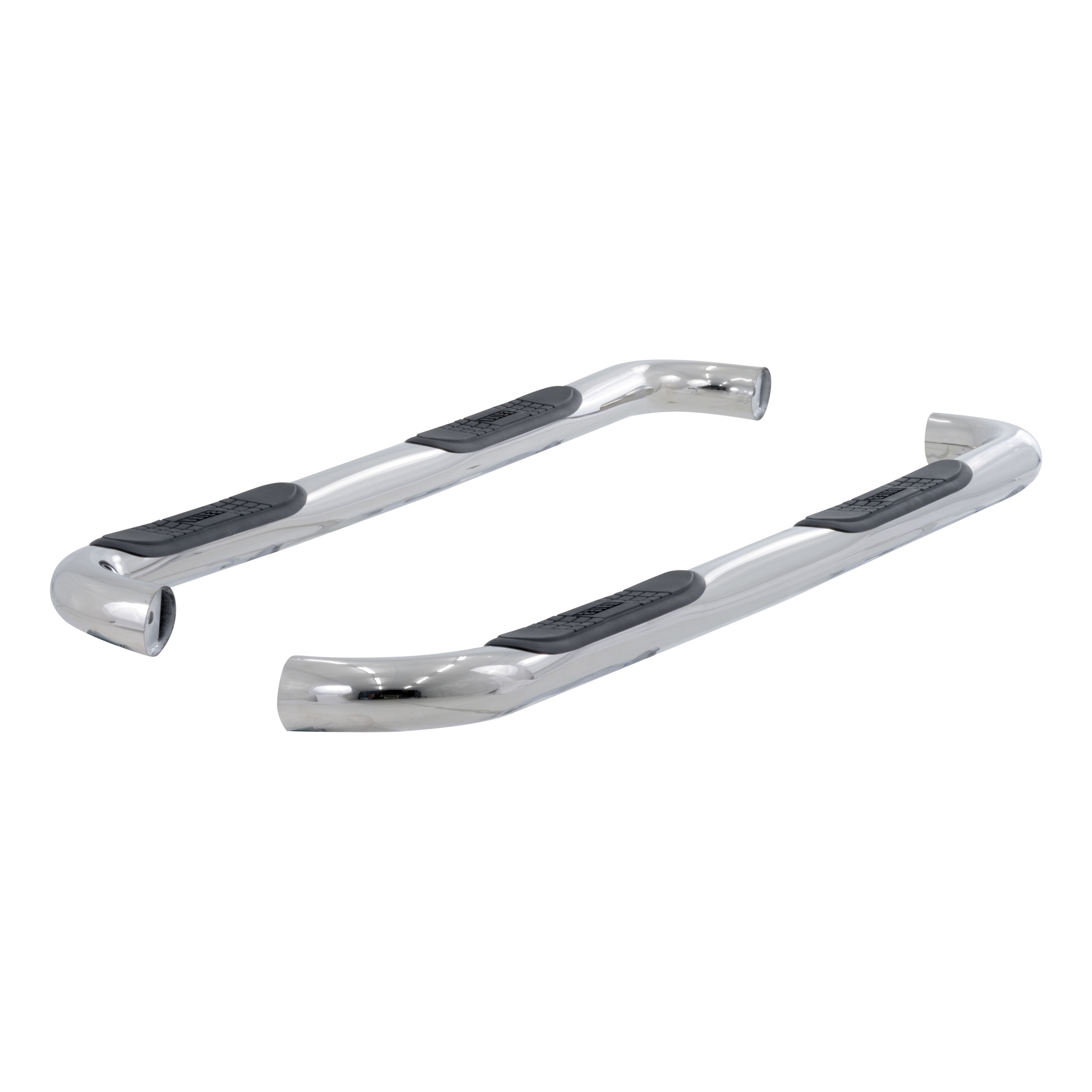 ARIES 204052-2 3-Inch Round Polished Stainless Steel Nerf Bars, No-Drill, Fits Select Chevrolet Colorado, GMC Canyon thumbnail 0