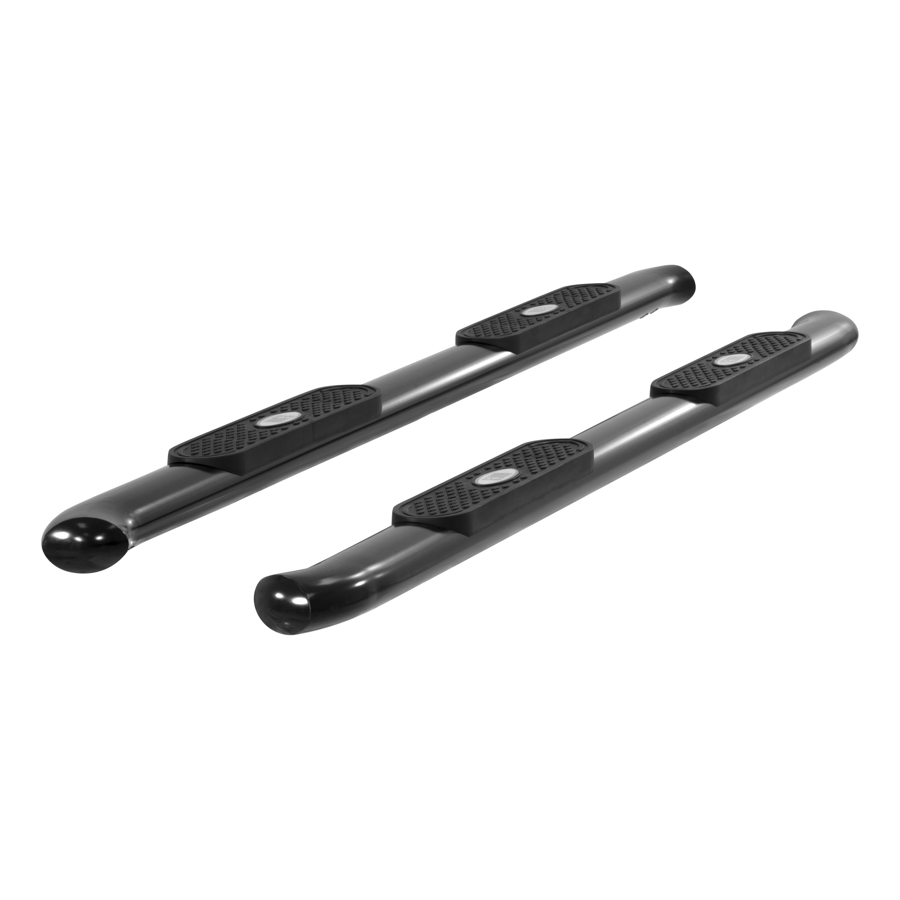 ARIES S224013 4-Inch Oval Black Steel Nerf Bars, Select Chevrolet Silverado, GMC Sierra 1500, 2500, 3500 HD thumbnail 1