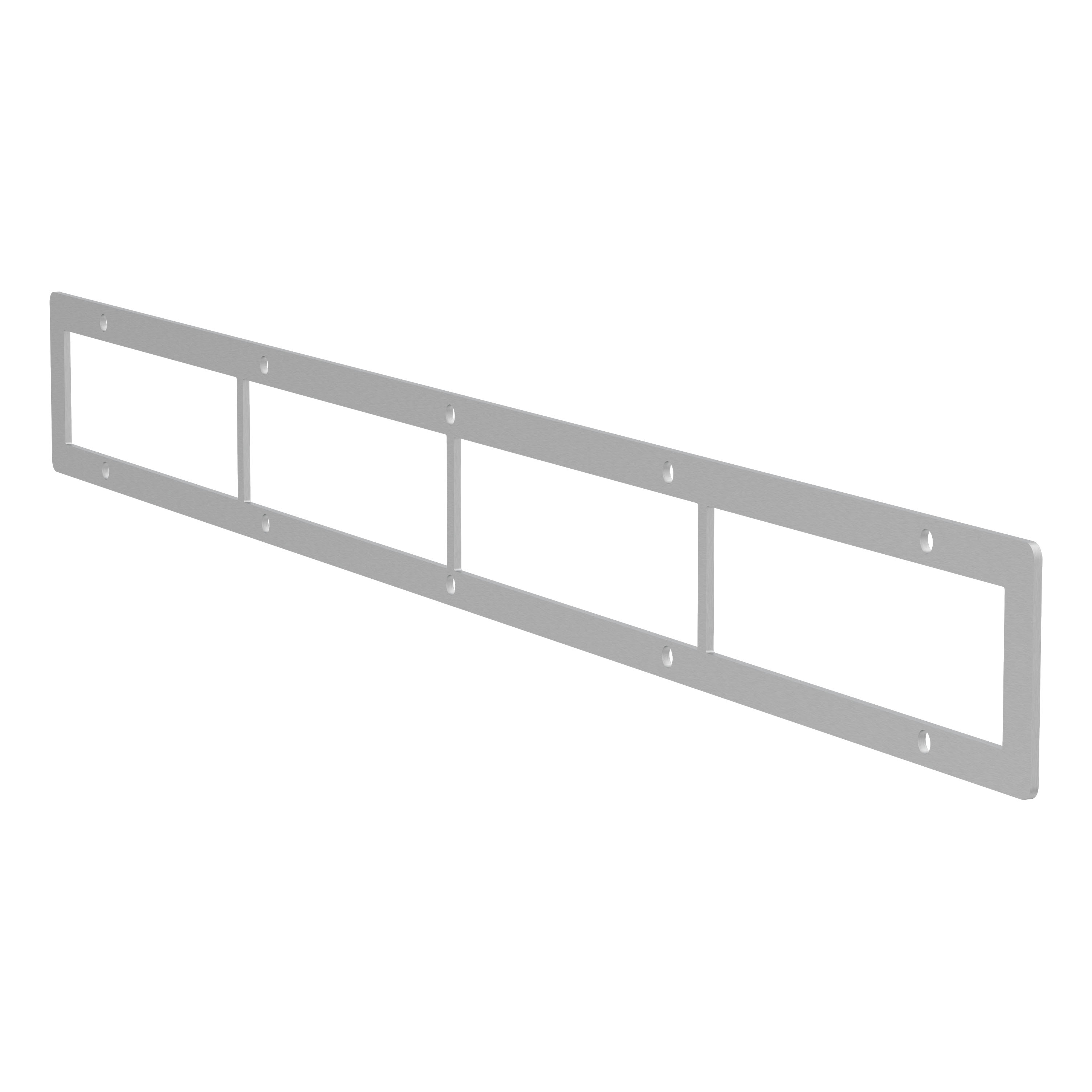 ARIES PC30OS Pro Series 30-Inch Brushed Stainless Steel Grille Guard Light Bar Cover Plate thumbnail 0