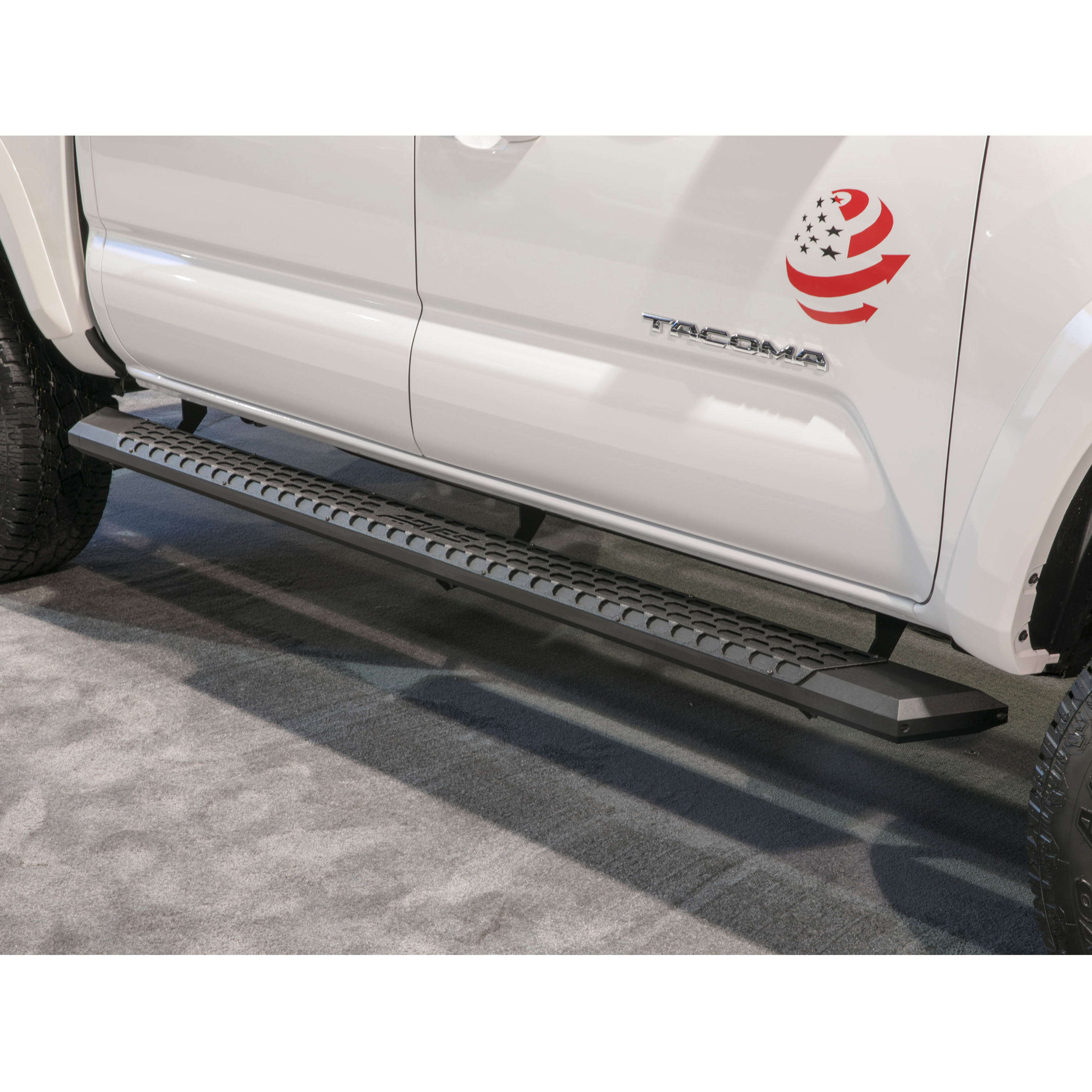 ARIES 2556023 AdvantEDGE Black Aluminum 85-Inch Truck Running Boards, Select Toyota Tacoma thumbnail 9