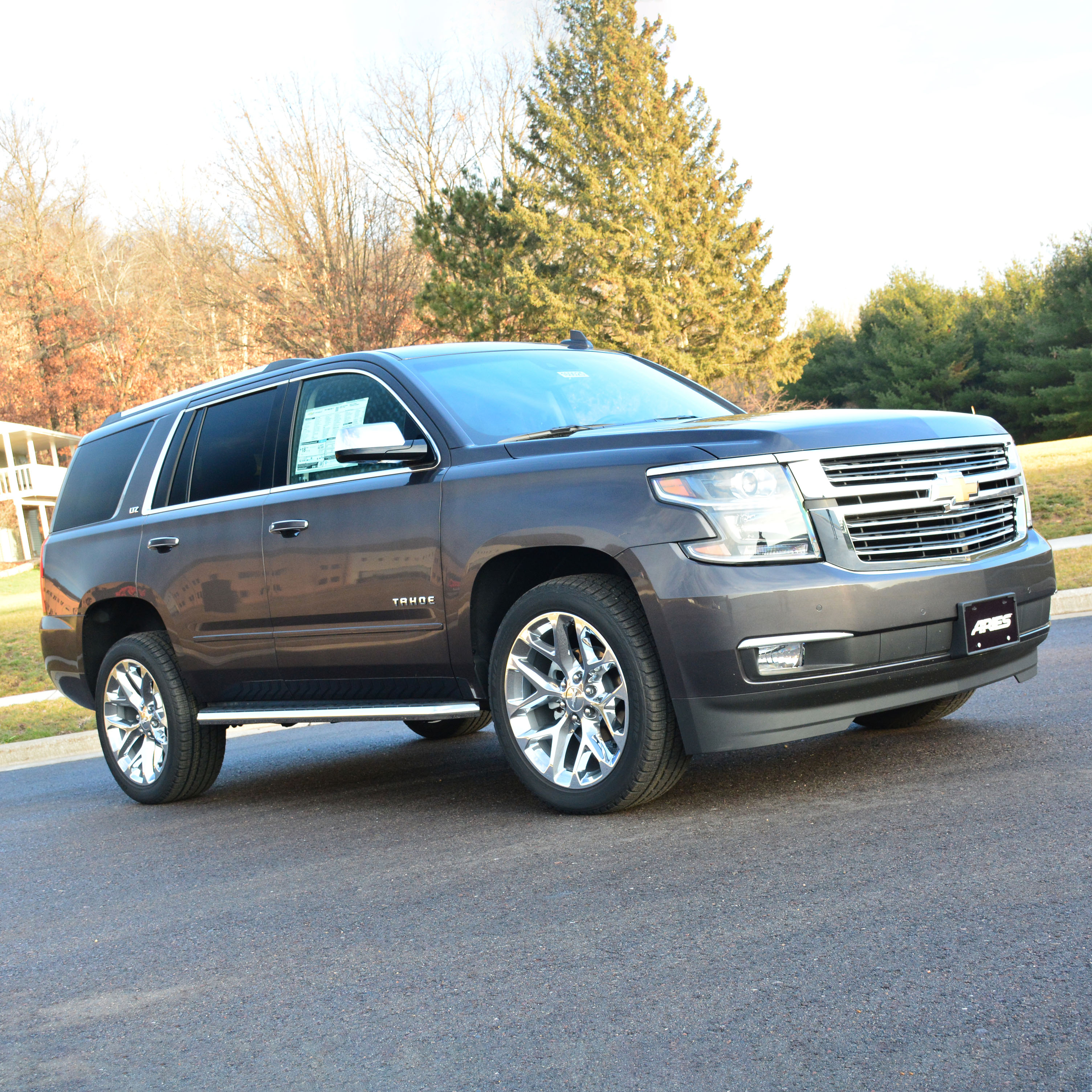 ARIES 2051004 AeroTread 5 x 76-Inch Polished Stainless SUV Running Boards, Select Cadillac Escalade, Chevrolet Tahoe, GMC Yukon thumbnail 8