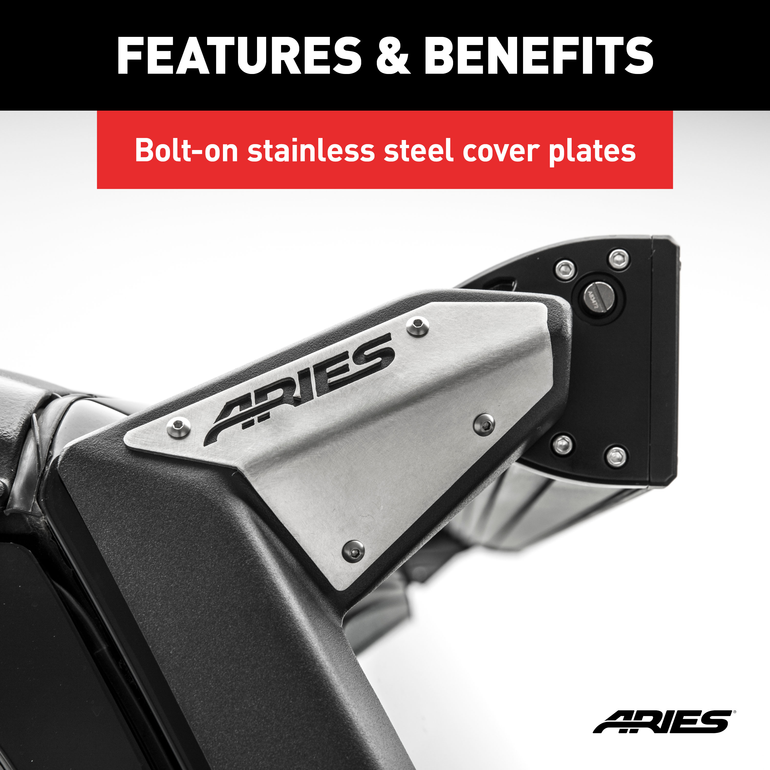 ARIES 15911 Jeep Wrangler JK Roof Light Brackets, LEDs Sold Separately thumbnail 4