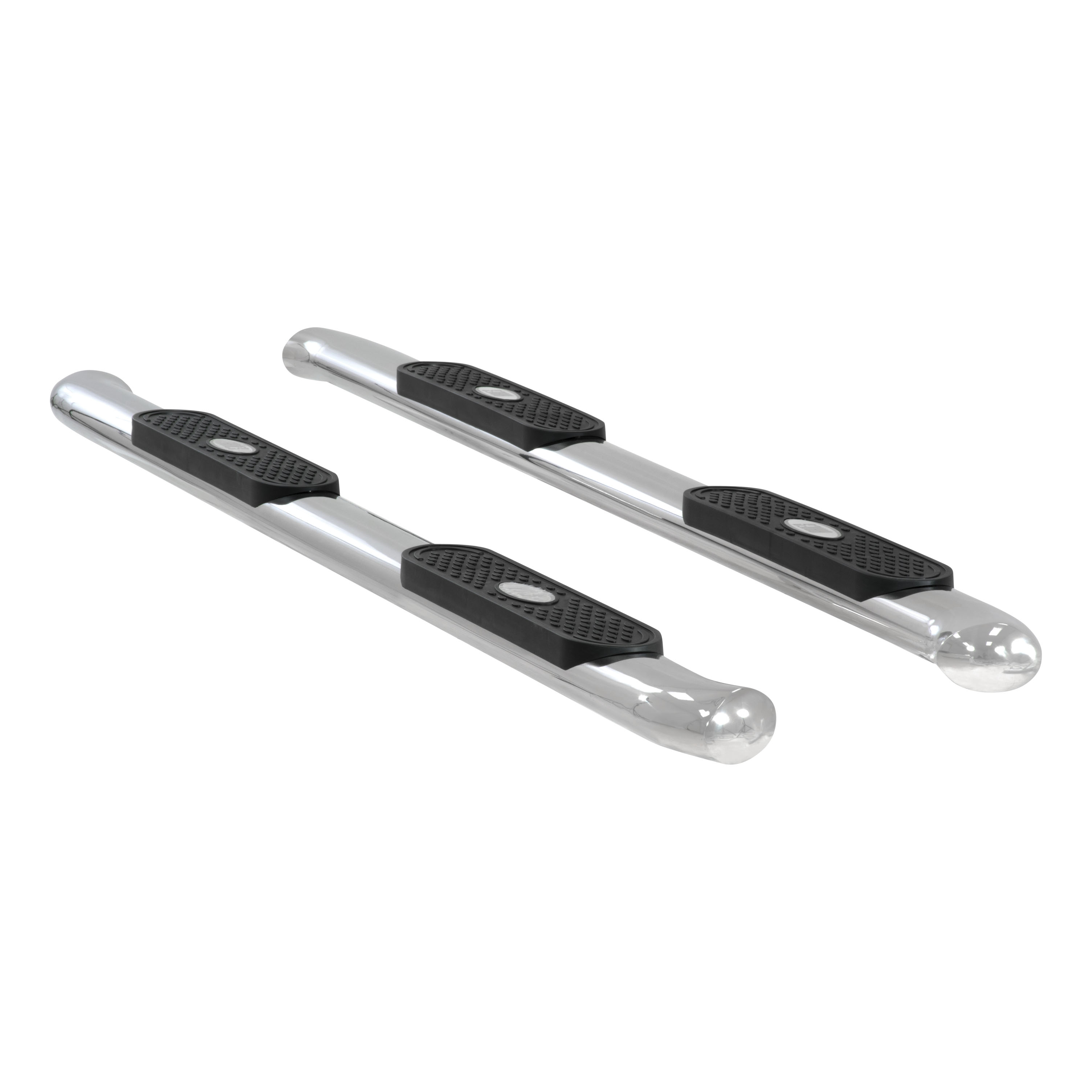 ARIES S225016-2 4-Inch Oval Polished Stainless Steel Nerf Bars, Select Ram 1500, Dodge Ram 1500 thumbnail 1