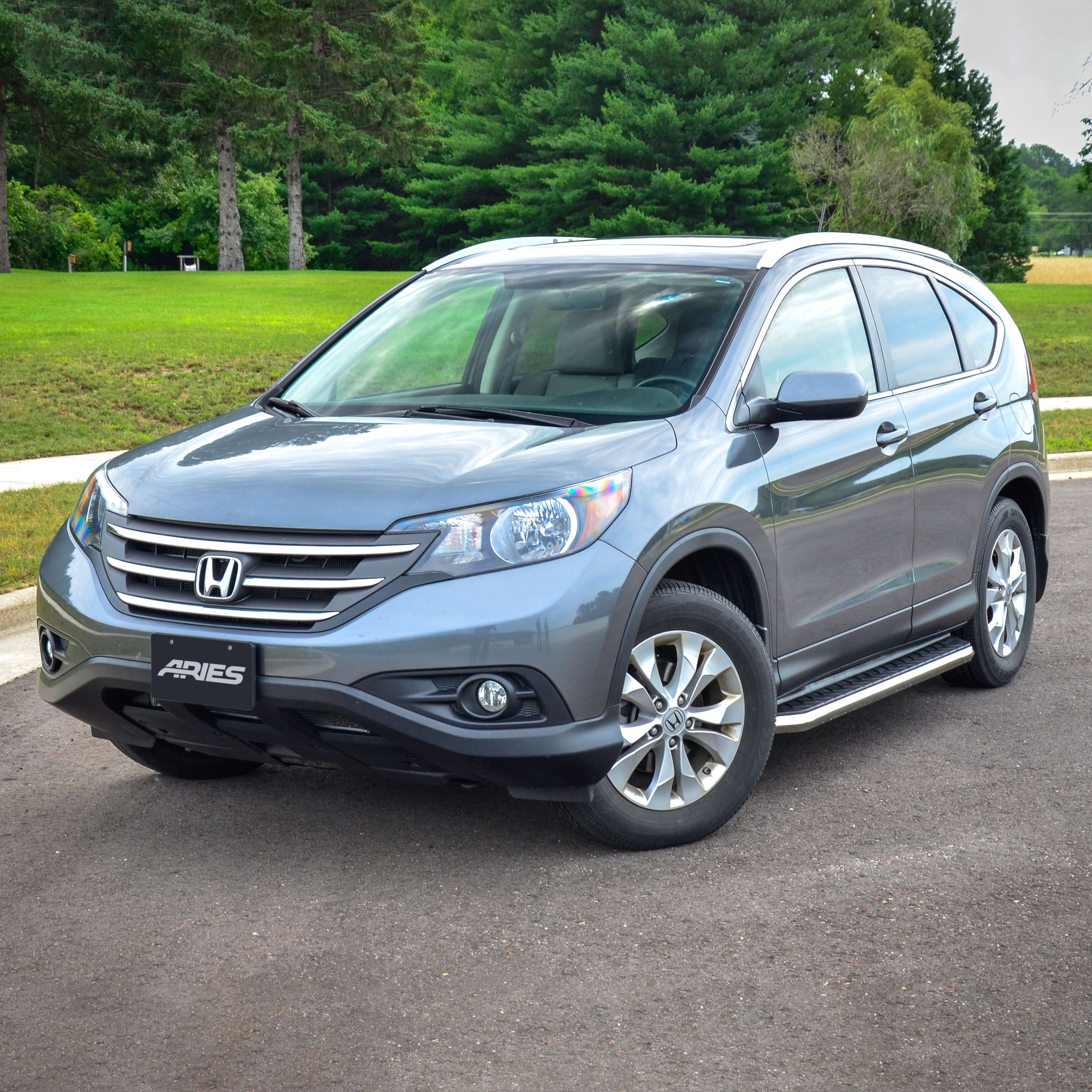 ARIES 2051034 AeroTread 5 x 67-Inch Polished Stainless SUV Running Boards, Select Honda CR-V thumbnail 8