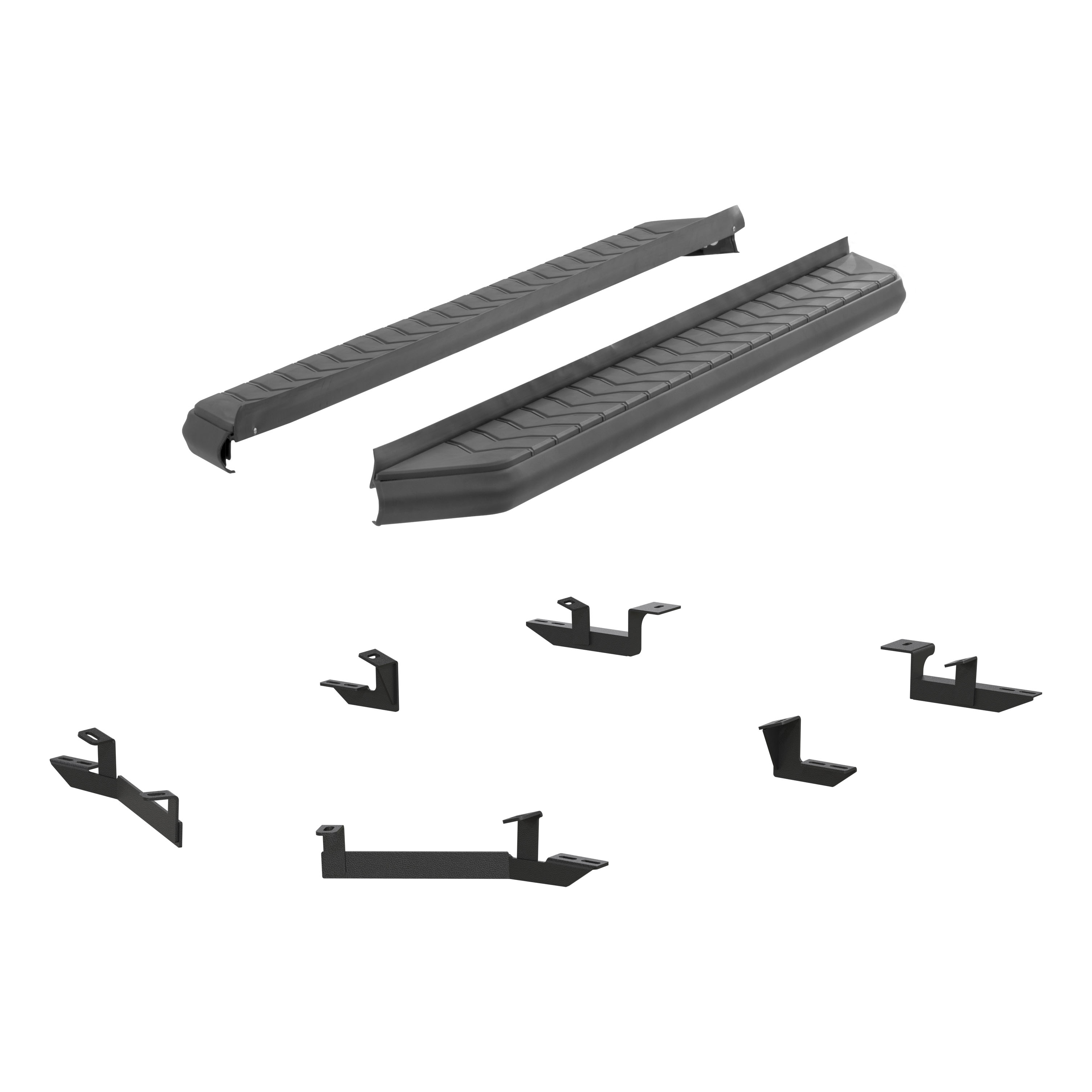 ARIES 2061015 AeroTread 5 x 70-Inch Black Stainless SUV Running Boards, Select Toyota Highlander thumbnail 2