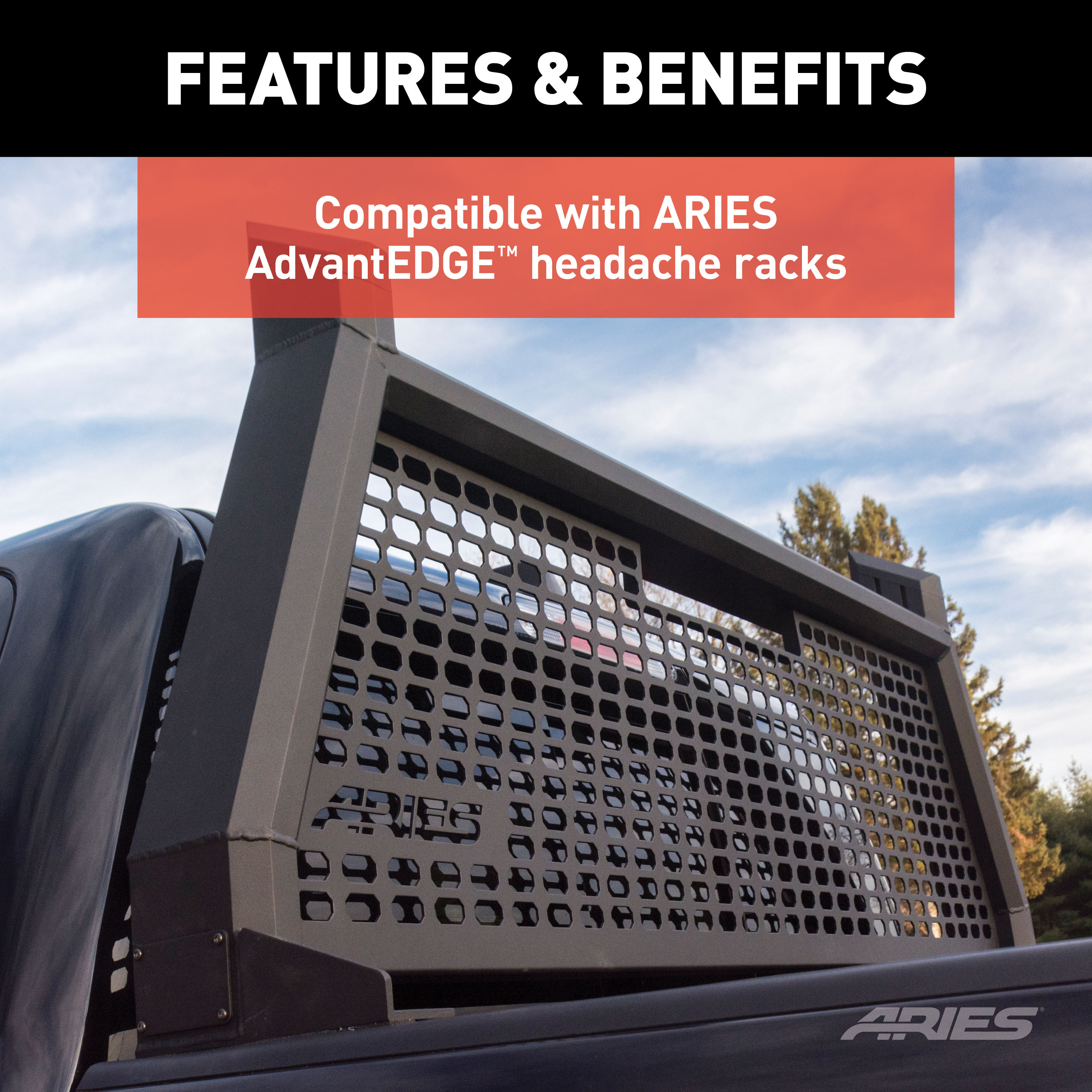 ARIES 2090613 Replacement Headache Rack Stake Pocket Anchors, 2-Pack thumbnail 3