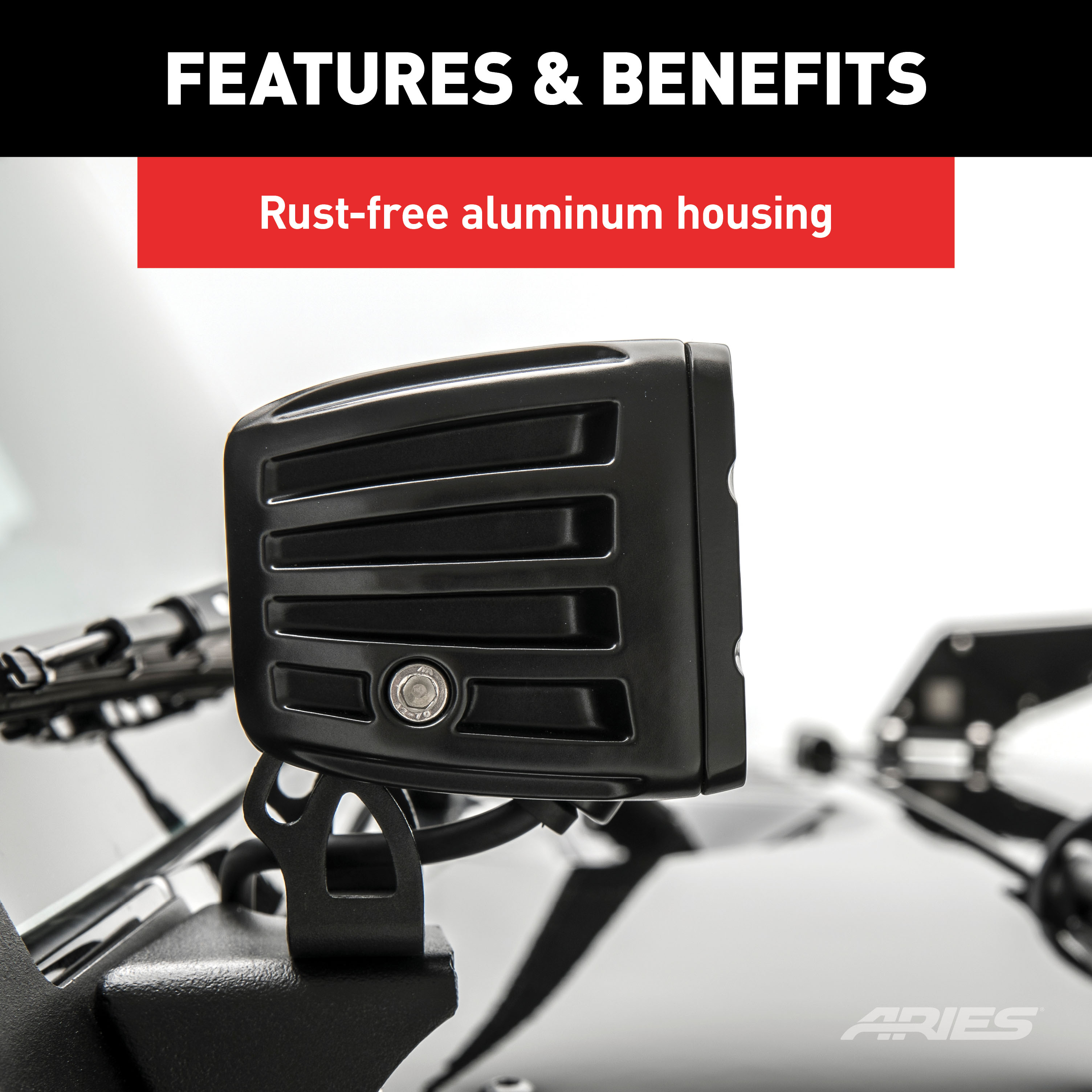 ARIES 1501252 2-Inch Square Cube LED Lights, 2,200 Lumens Spot Beam, Waterproof and Dustproof, 2-Pack thumbnail 6