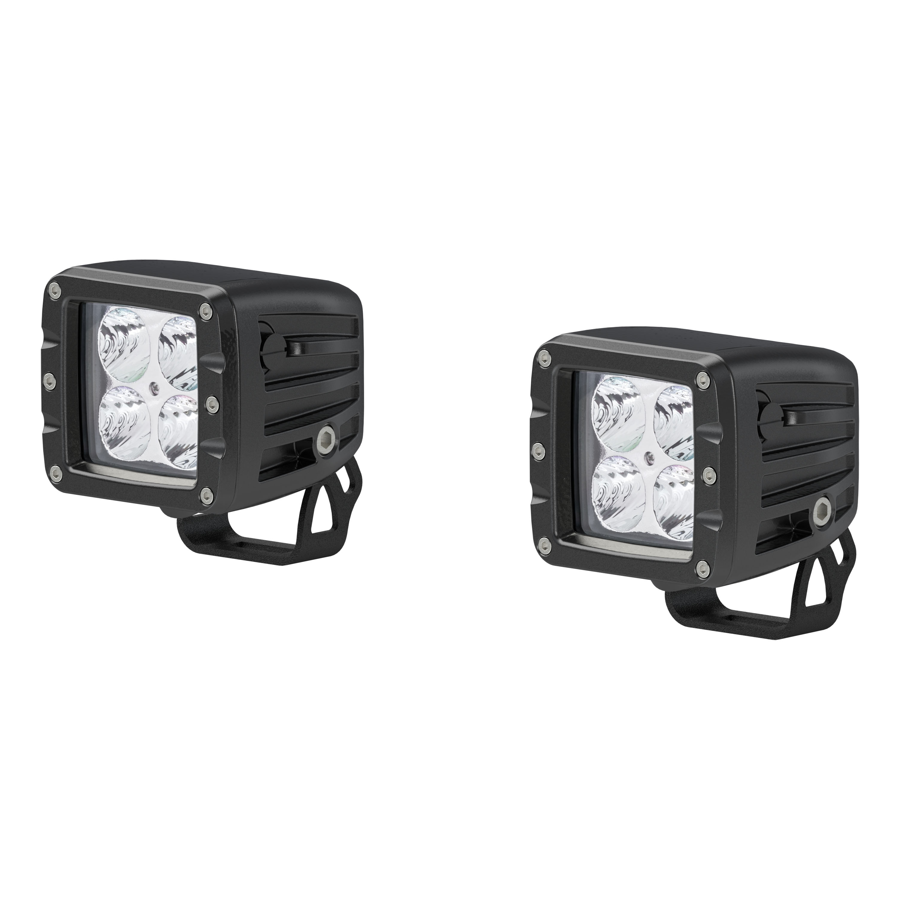ARIES 1501252 2-Inch Square Cube LED Lights, 2,200 Lumens Spot Beam, Waterproof and Dustproof, 2-Pack thumbnail 0