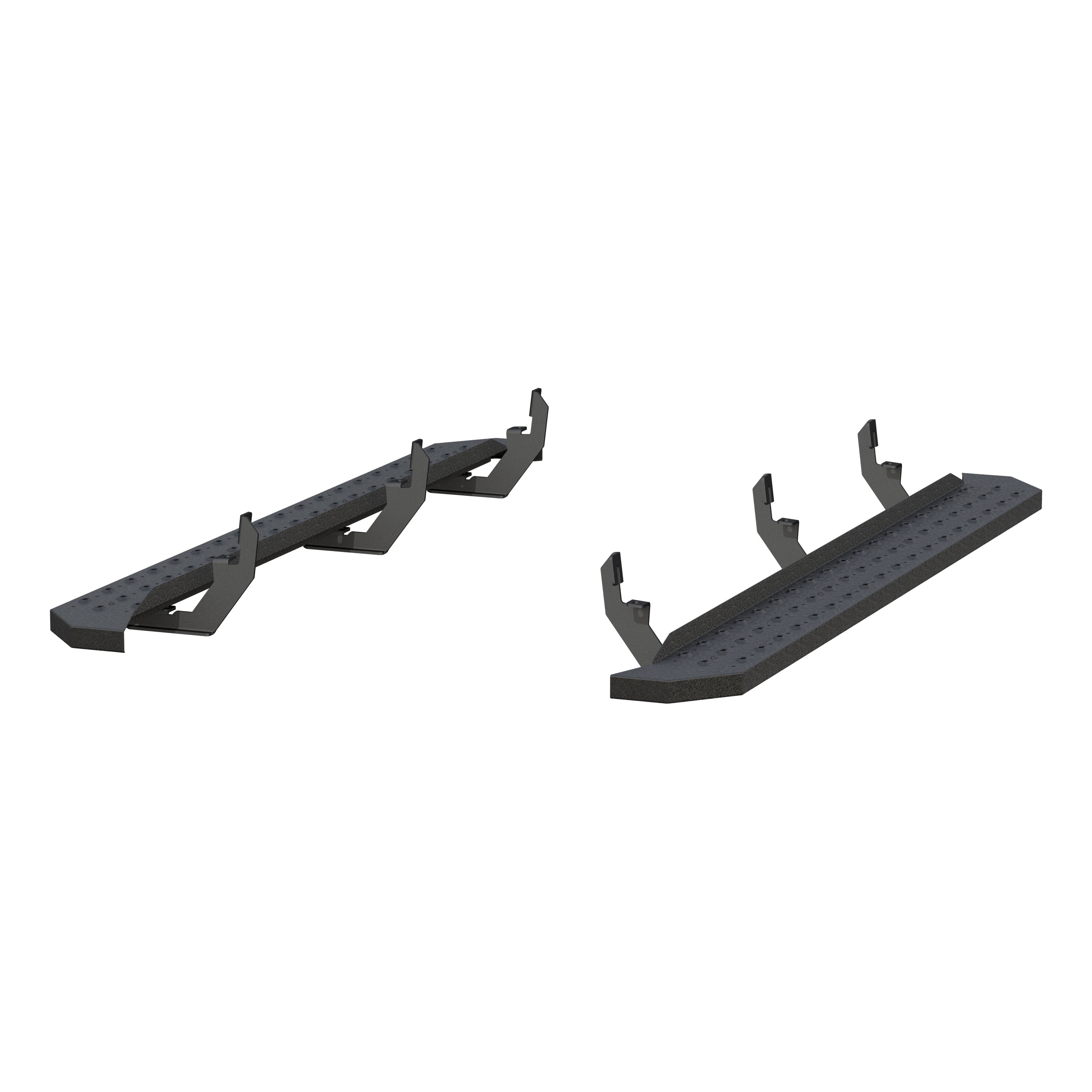 ARIES 2055532 RidgeStep Black Steel 6-1/2 x 75-Inch Truck Running Boards, Select Chevrolet Colorado, GMC Canyon thumbnail 2