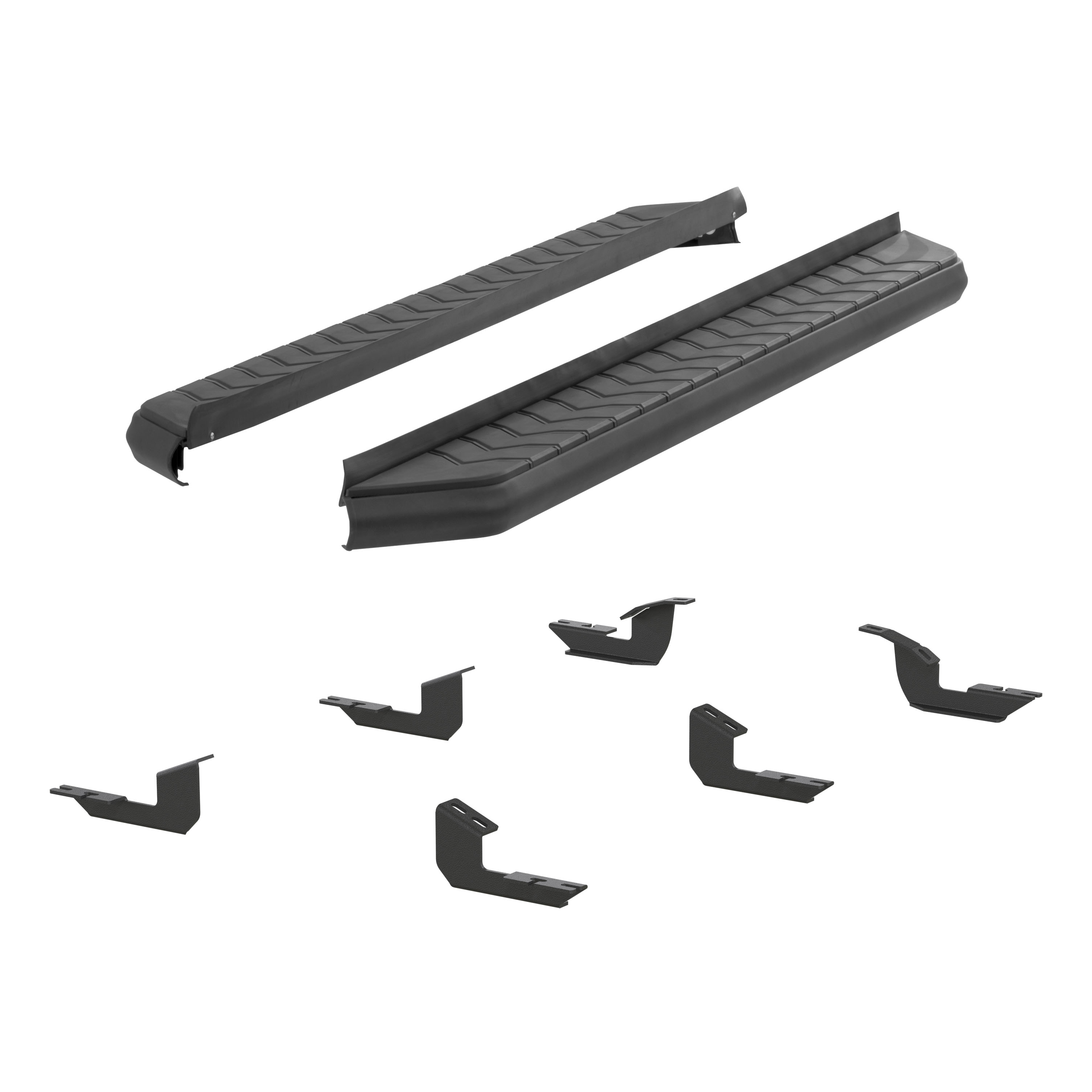 ARIES 2061027 AeroTread 5 x 67-Inch Black Stainless SUV Running Boards, Select Toyota 4Runner thumbnail 0