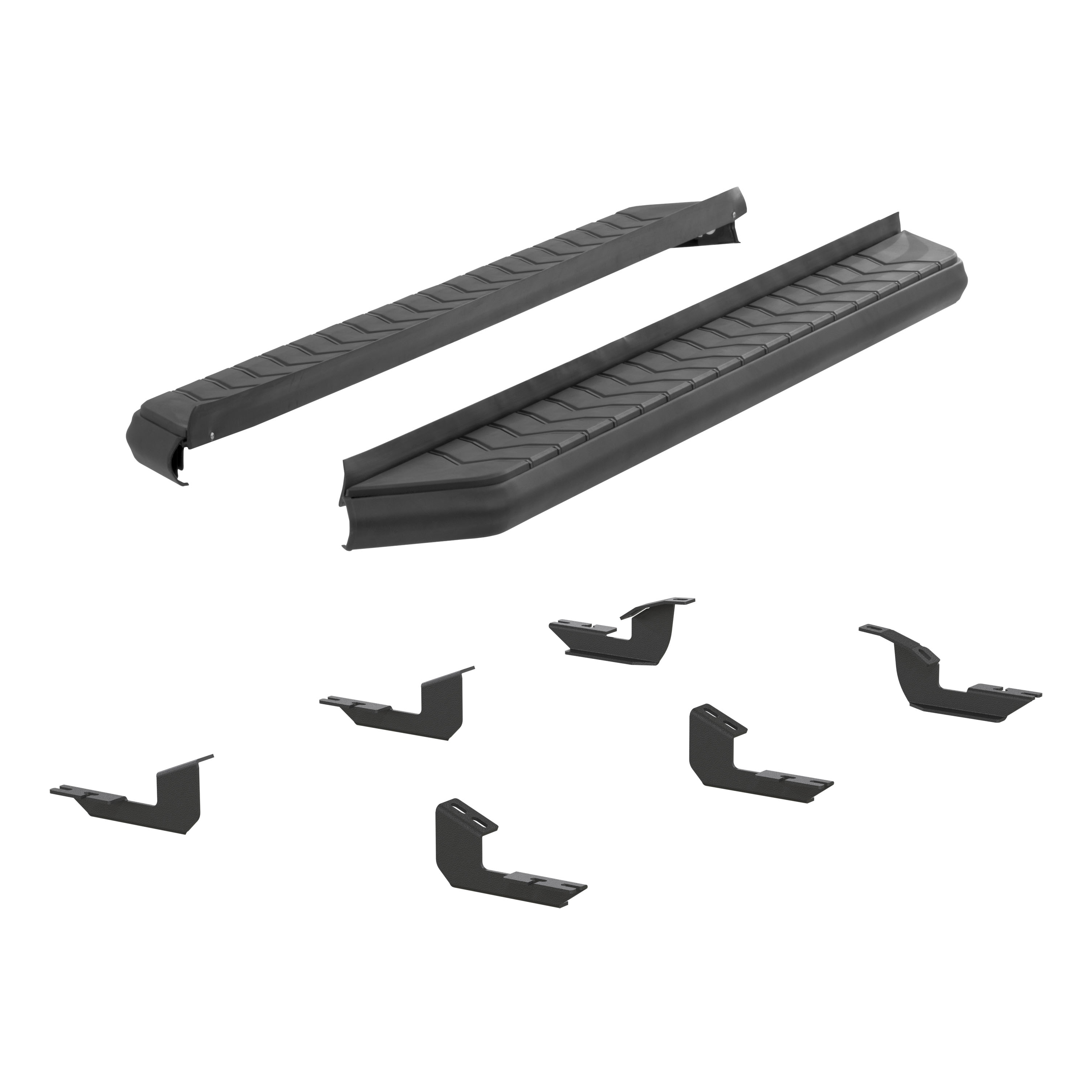ARIES 2061027 AeroTread 5 x 67-Inch Black Stainless SUV Running Boards, Select Toyota 4Runner thumbnail 1