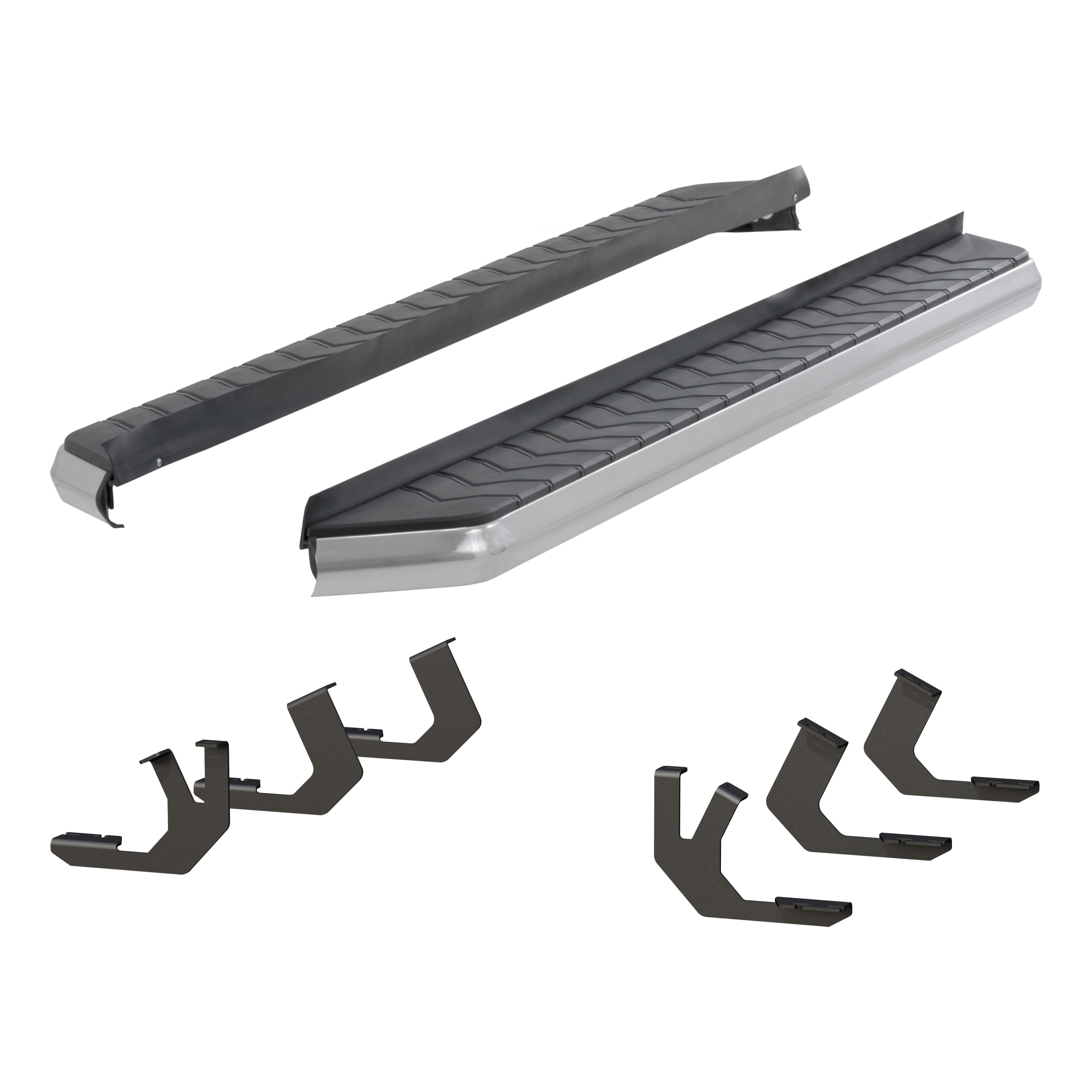 ARIES 2051025 AeroTread 5 x 70-Inch Polished Stainless SUV Running Boards, Select Toyota 4Runner thumbnail 1