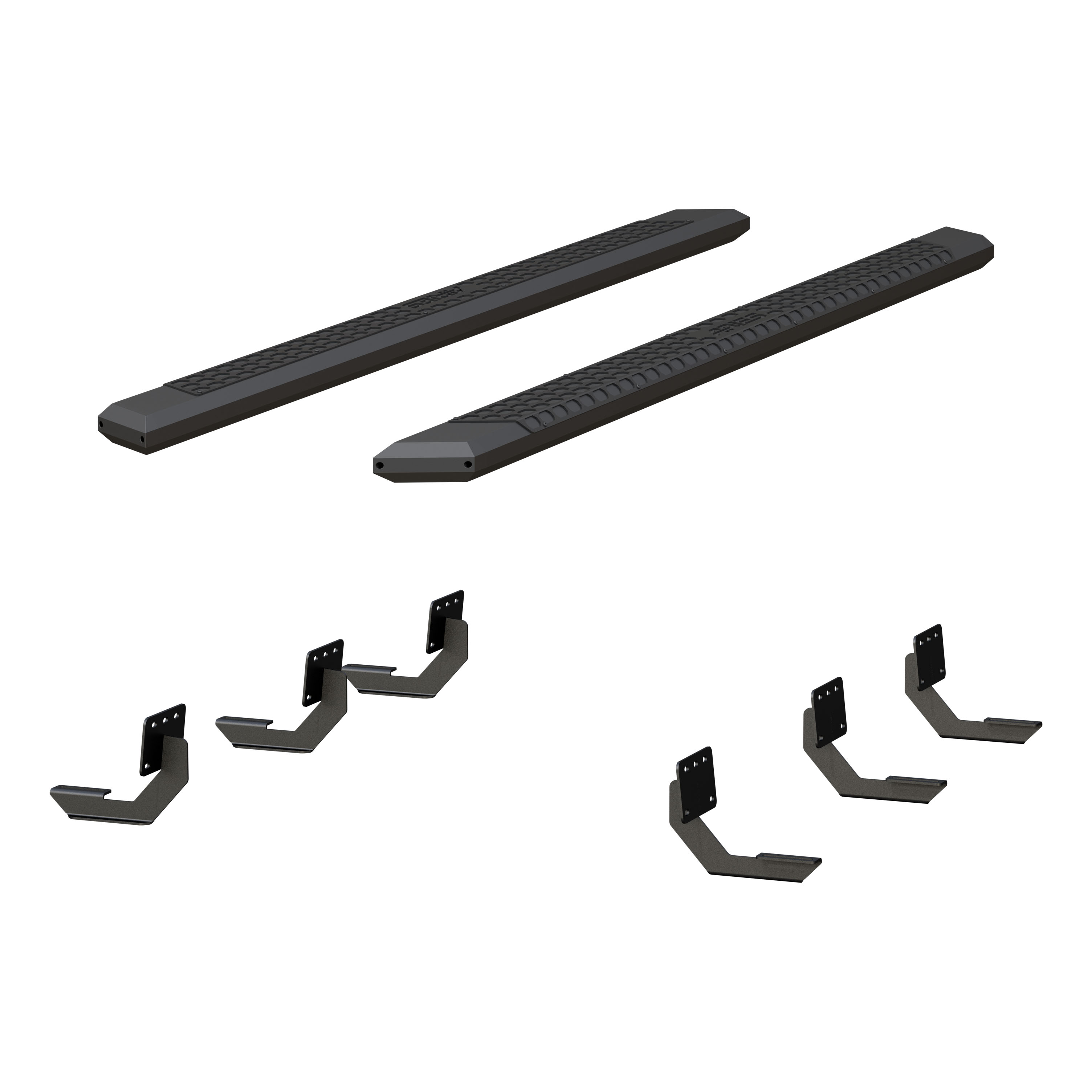 ARIES 2556049 AdvantEDGE Black Aluminum 91-Inch Truck Running Boards, Select Ram 1500 thumbnail 0