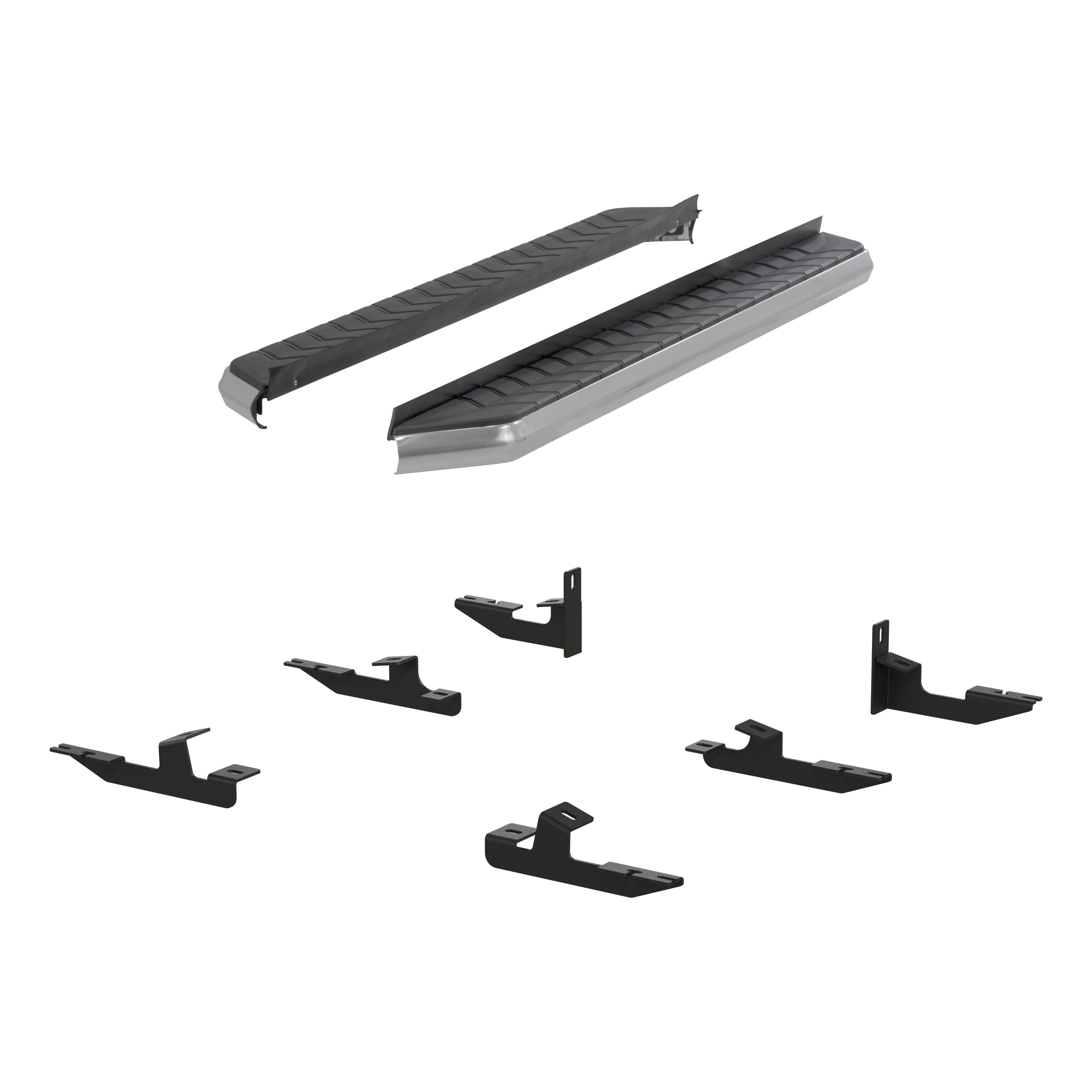 ARIES 2051006 AeroTread 5 x 67-Inch Polished Stainless SUV Running Boards, Select Honda Pilot thumbnail 2