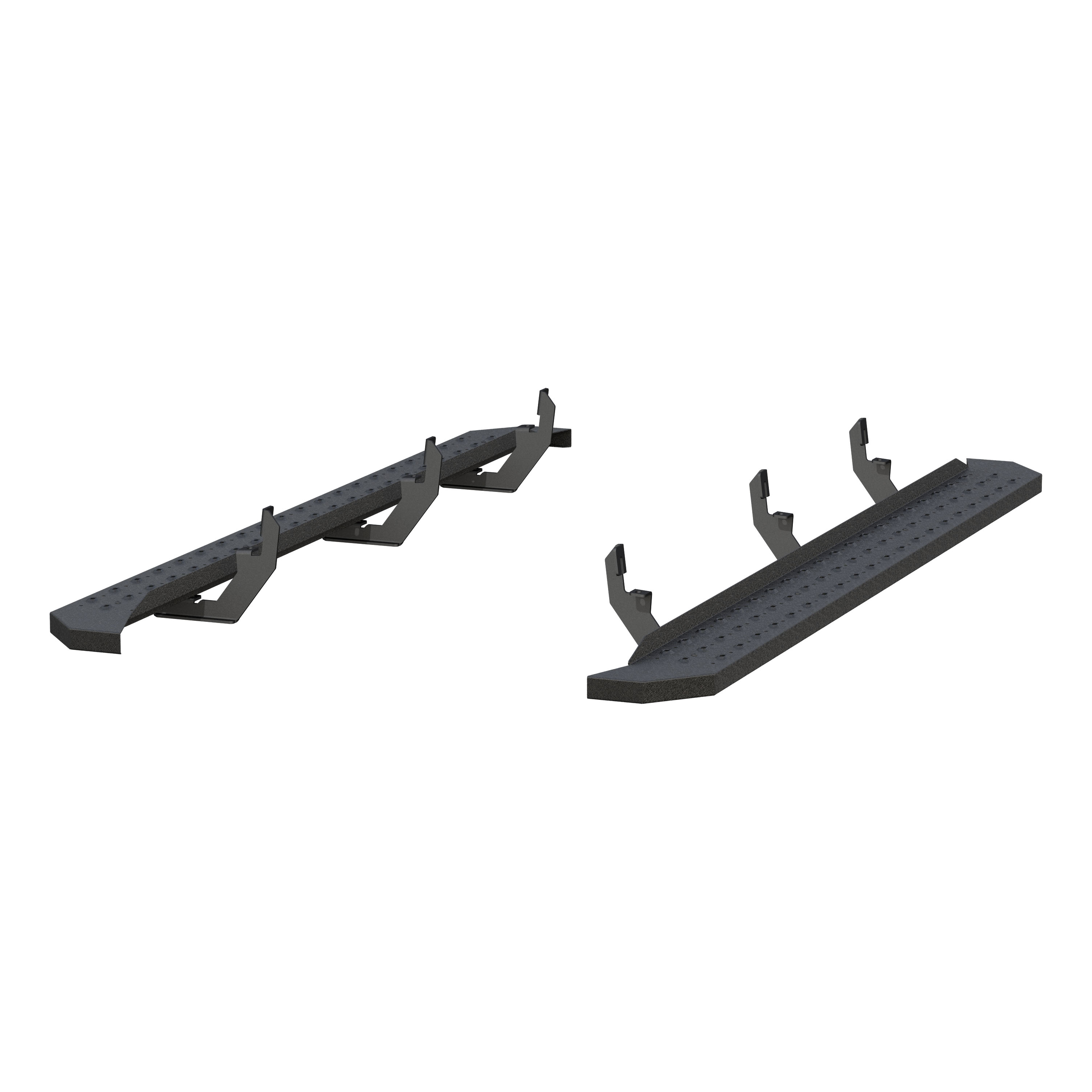 ARIES 2055533 RidgeStep Black Steel 6-1/2 x 85-Inch Truck Running Boards, Select Chevrolet Colorado, GMC Canyon thumbnail 2