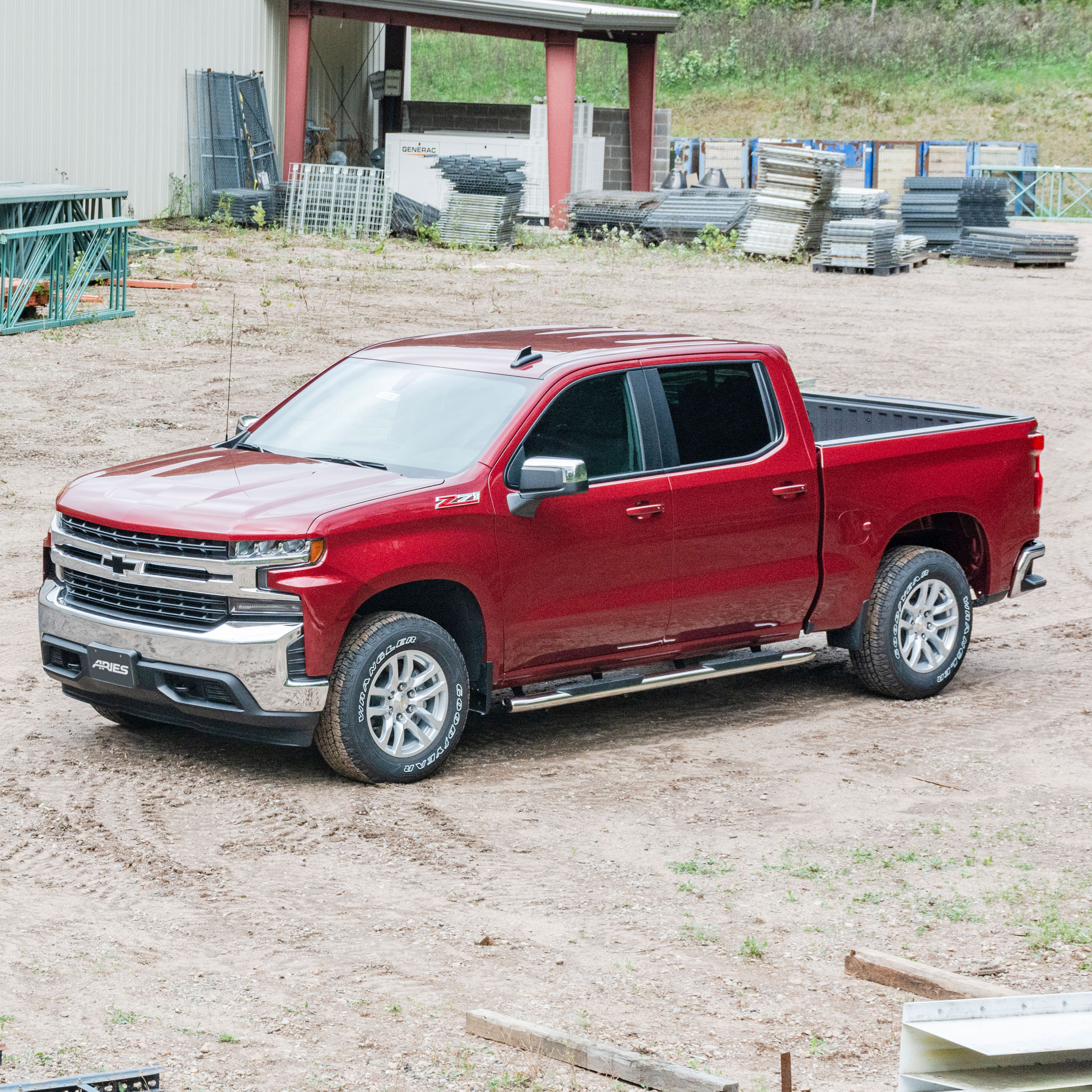 ARIES S224013-2 4-Inch Oval Polished Stainless Steel Nerf Bars, Select Chevrolet Silverado, GMC Sierra 1500, 2500, 3500 HD thumbnail 8