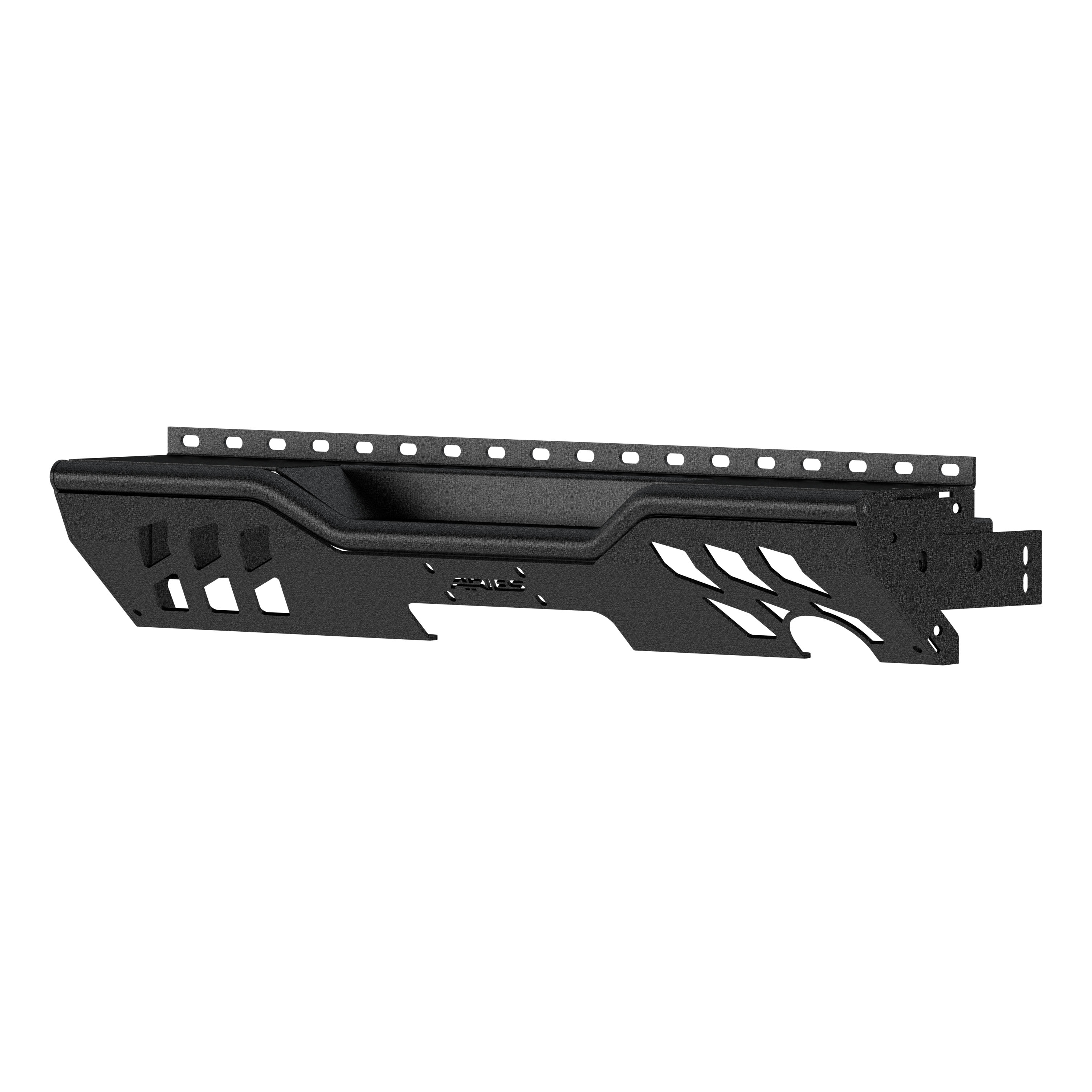 ARIES 2081020 TrailChaser Black Steel Rear Bumper Center Section Only, Select Jeep Wrangler JK thumbnail 0
