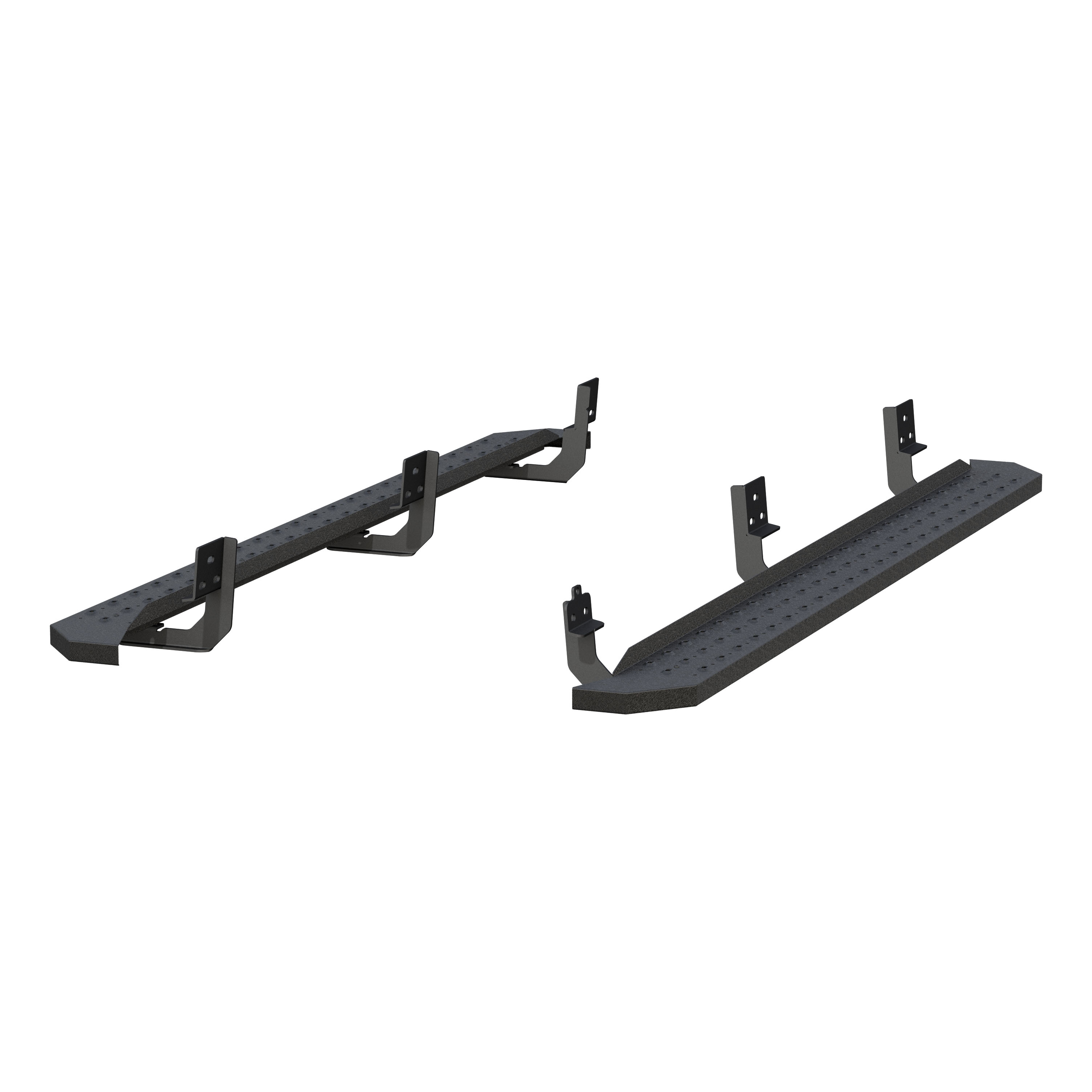 ARIES 2055536 RidgeStep Black Steel 6-1/2 x 91-Inch Truck Running Boards, Select Dodge, Ram 1500, 2500, 3500 thumbnail 2