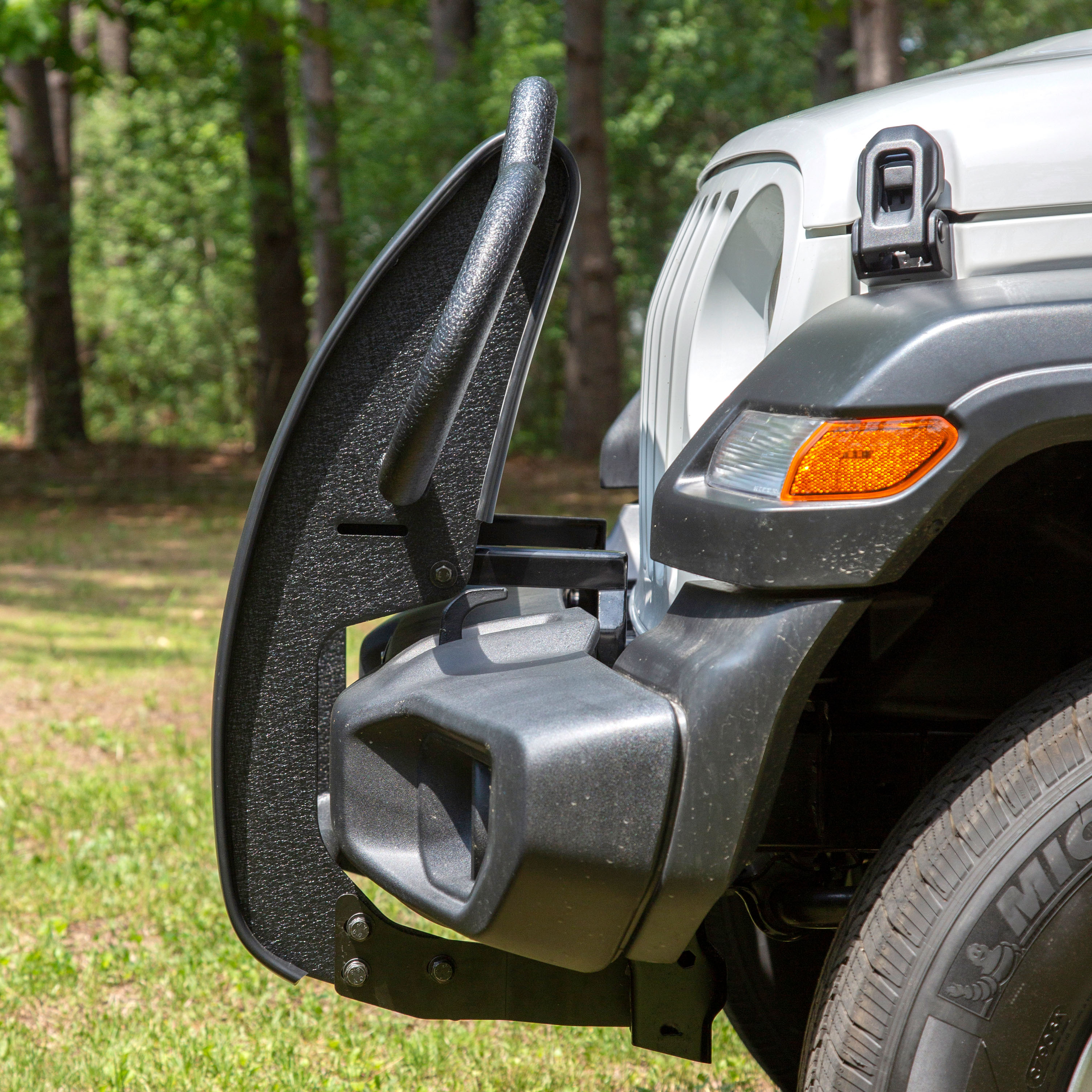 ARIES 2170032 Pro Series Black Steel Grille Guard with Light Bar, Select Jeep Wrangler JL, Gladiator thumbnail 12