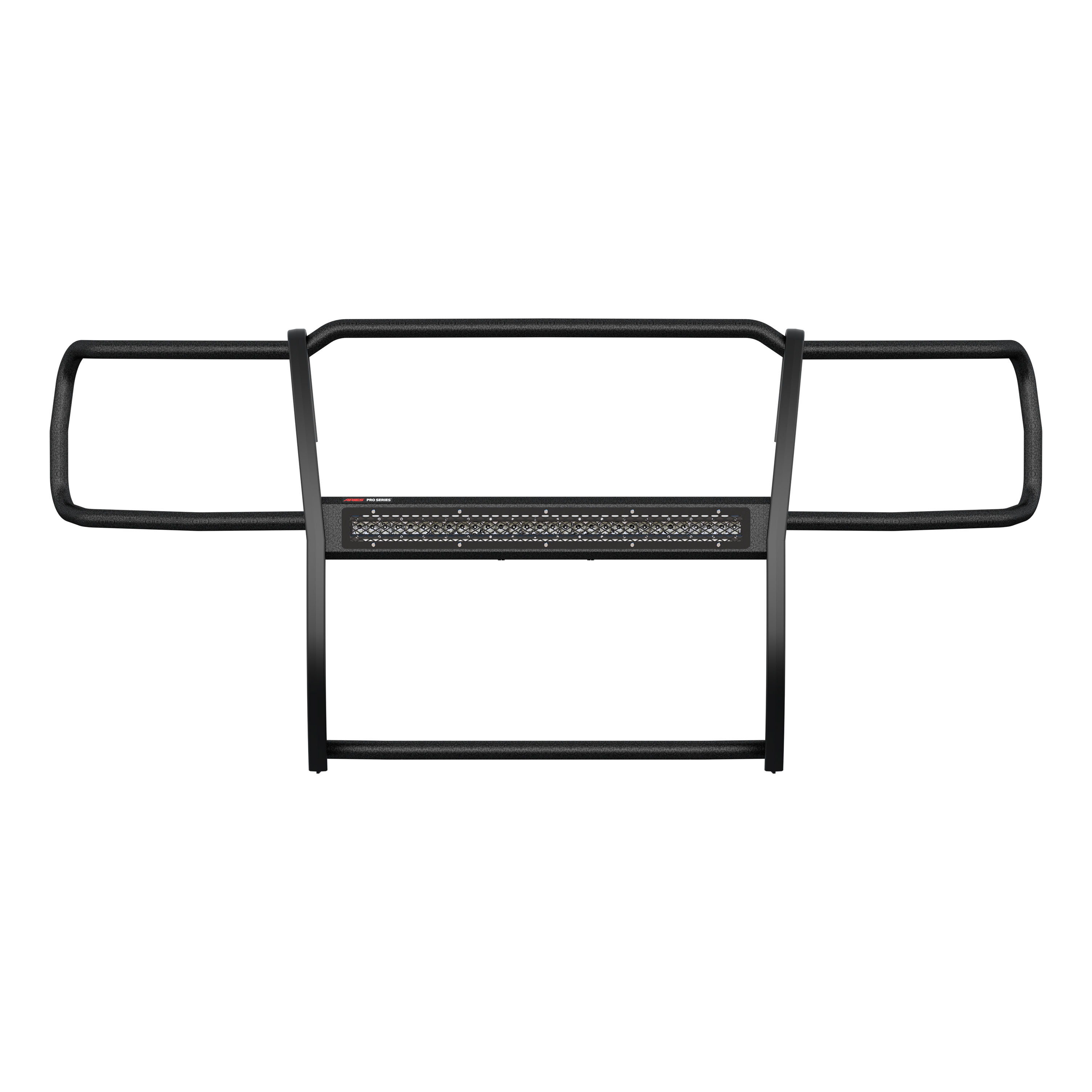 ARIES 2170030 Pro Series Black Steel Grille Guard with Light Bar, Select Chevrolet Silverado 1500 thumbnail 2