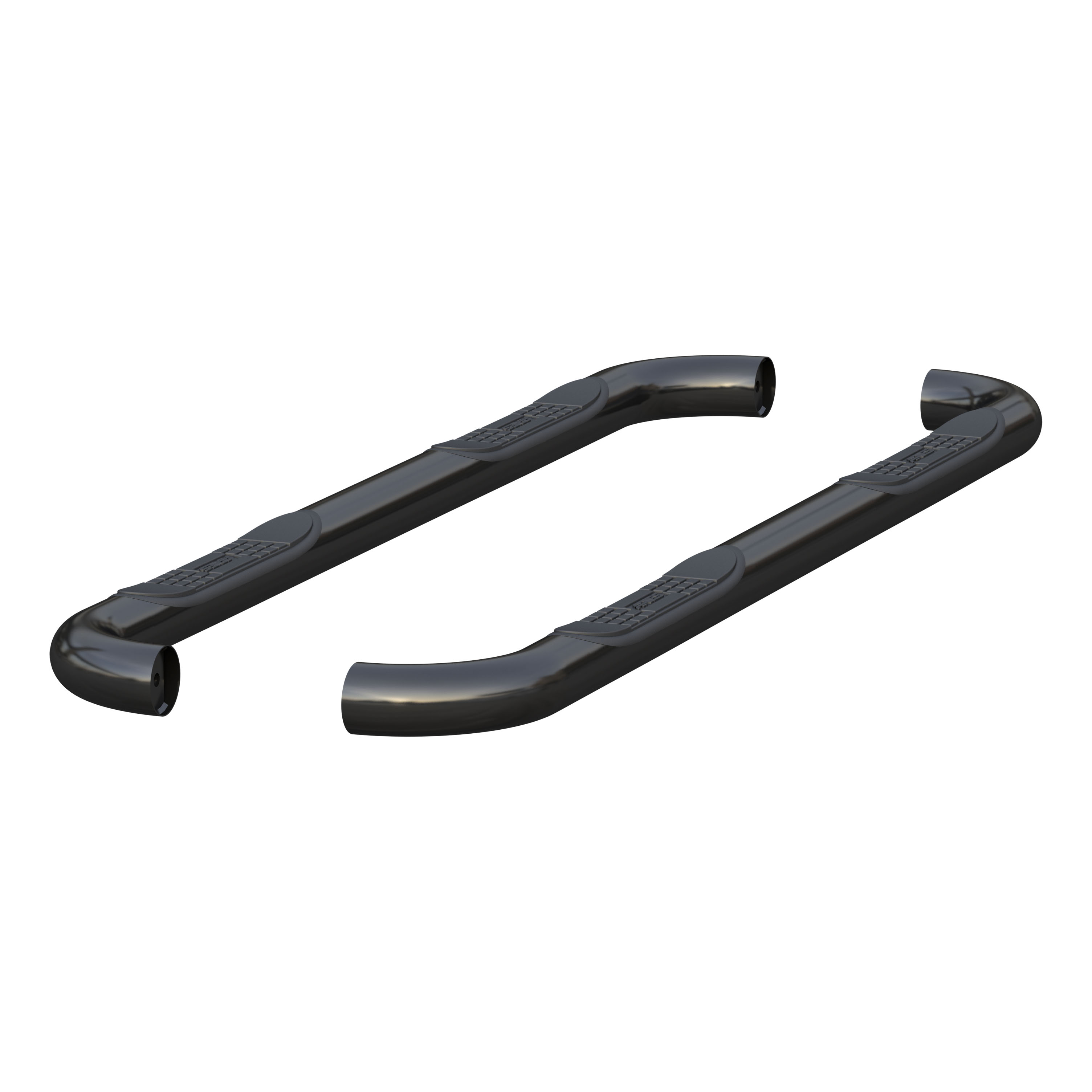 ARIES 215040 3-Inch Round Black Stainless Steel Nerf Bars, No-Drill, Fits Select Dodge, Ram 1500 thumbnail 1