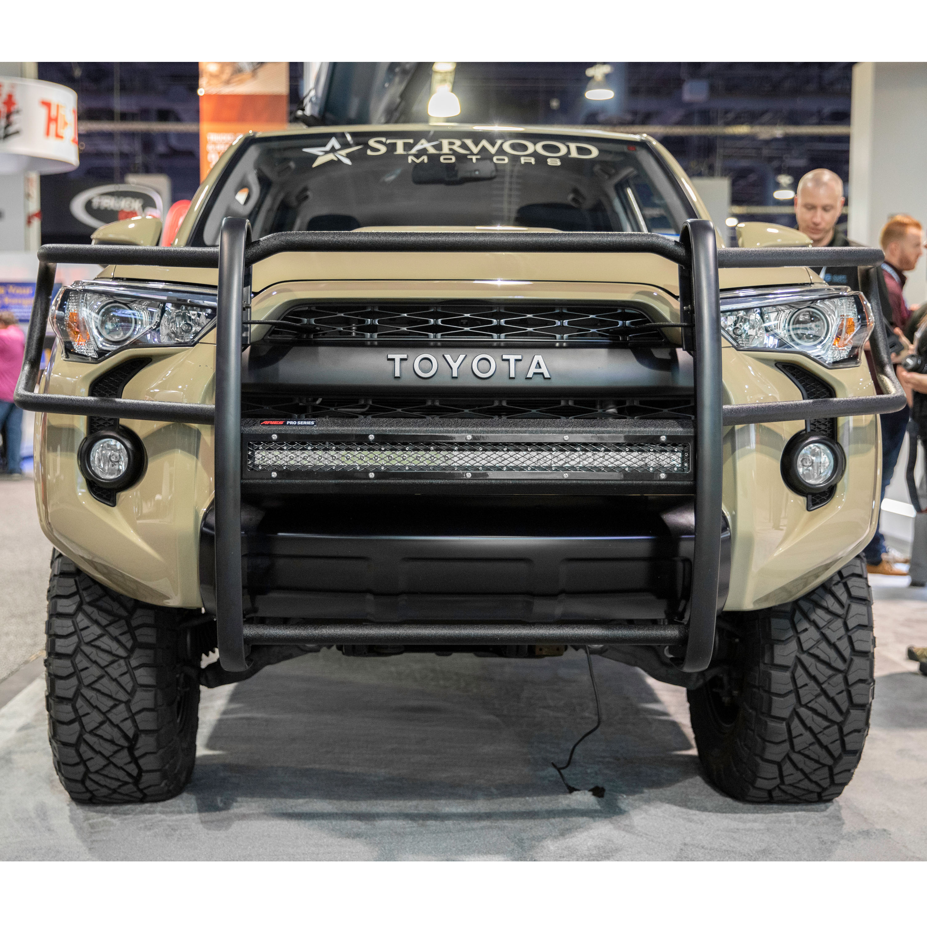 ARIES 2170034 Pro Series Black Steel Grille Guard with Light Bar, Select Toyota 4Runner thumbnail 10